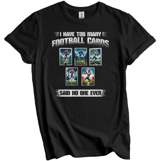 Football Card Collector Funny Football Cards T-Shirt