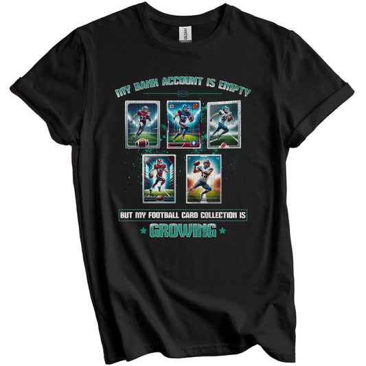 Funny Football Card Collector Sports Trading Card Collection T-Shirt
