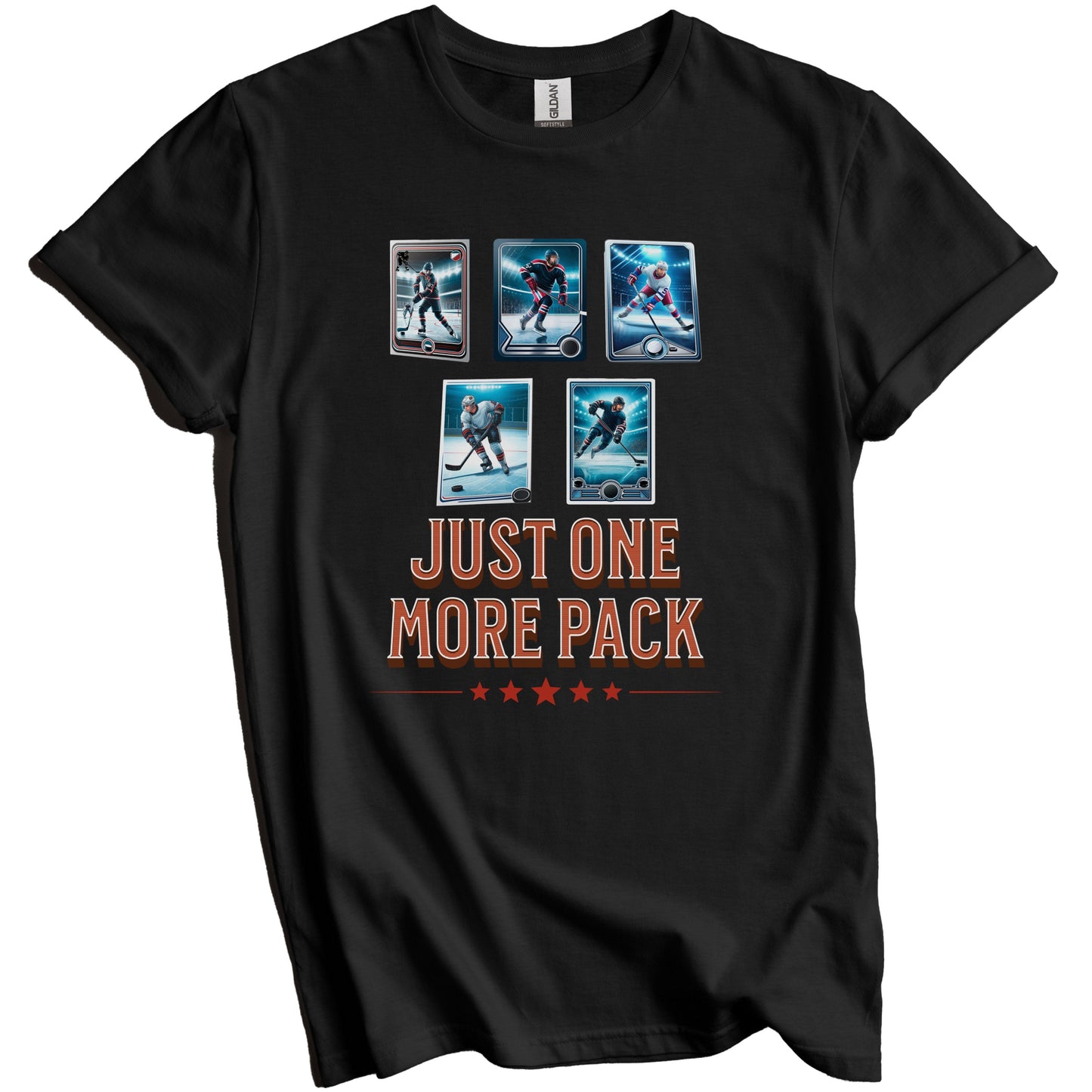 Just One More Pack Funny Hockey Card Collector T-Shirt