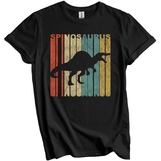 Retro Spinosaurus Distressed Vintage Dinosaur T-Shirt