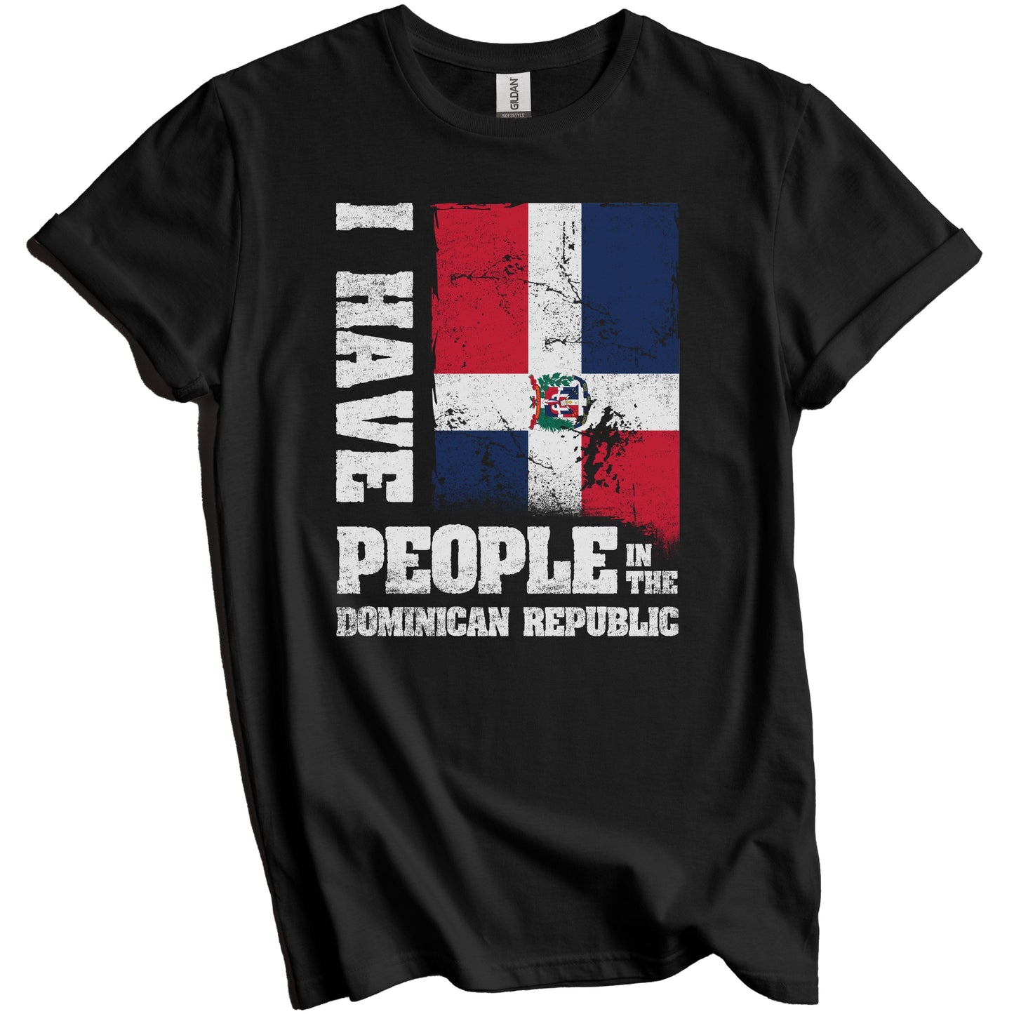 I Have People In the Dominican Republic Dominican Flag T-Shirt