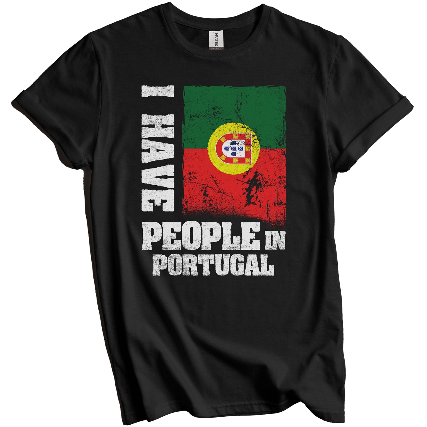 I Have People In Portugal Portuguese Flag T-Shirt