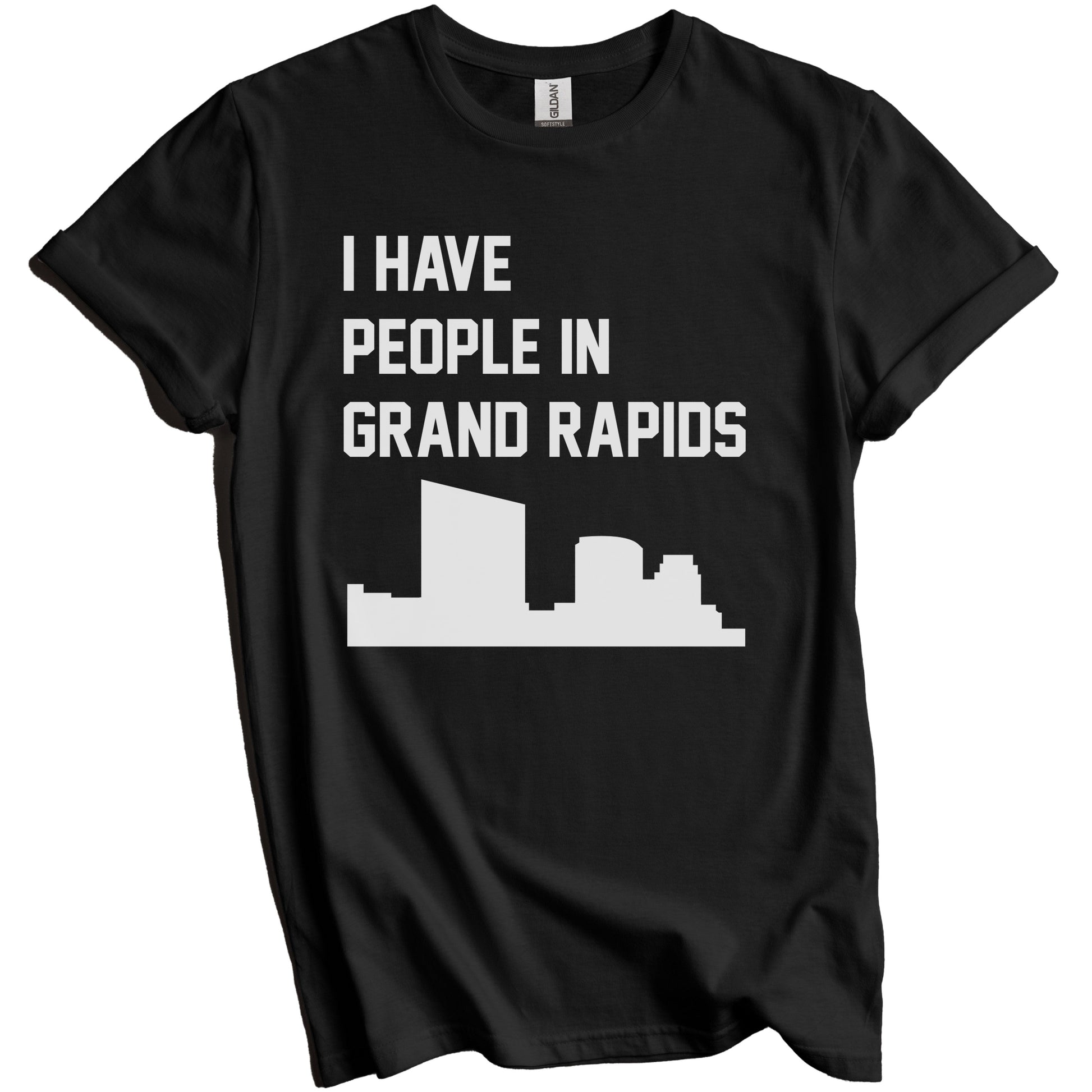 I Have People In Grand Rapids Michigan Skyline T-Shirt