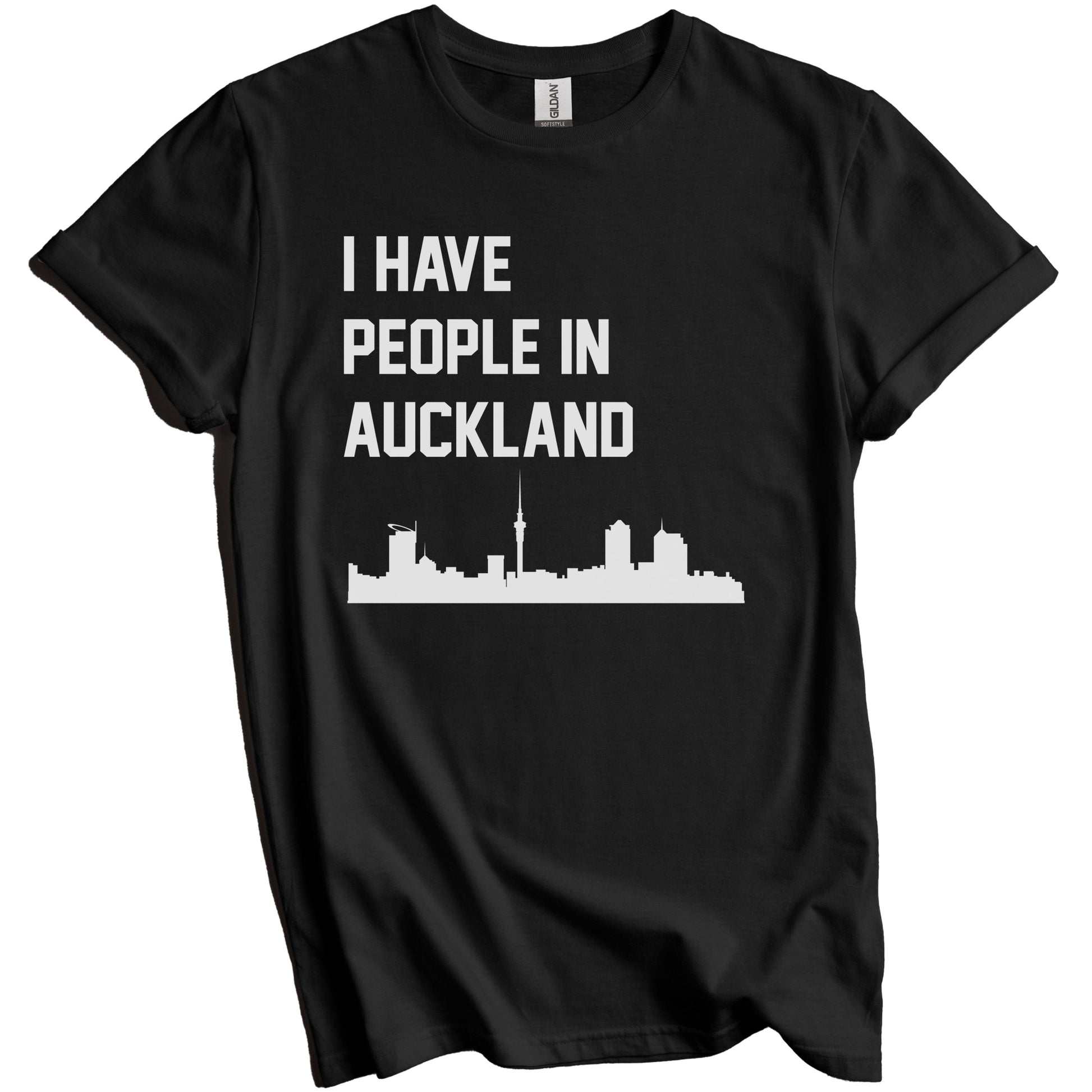 I Have People In Auckland New Zealand Skyline T-Shirt