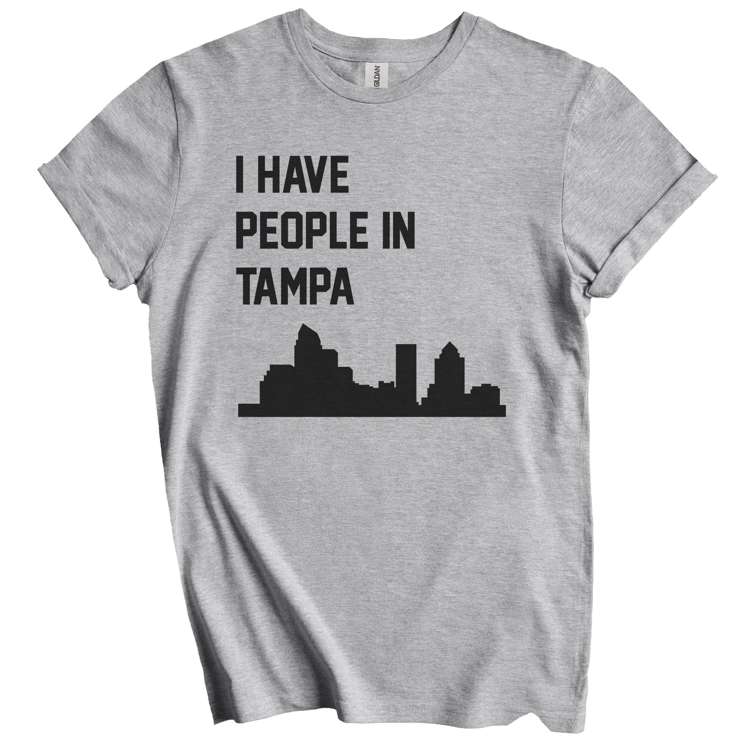 I Have People In Tampa Florida Skyline T-Shirt