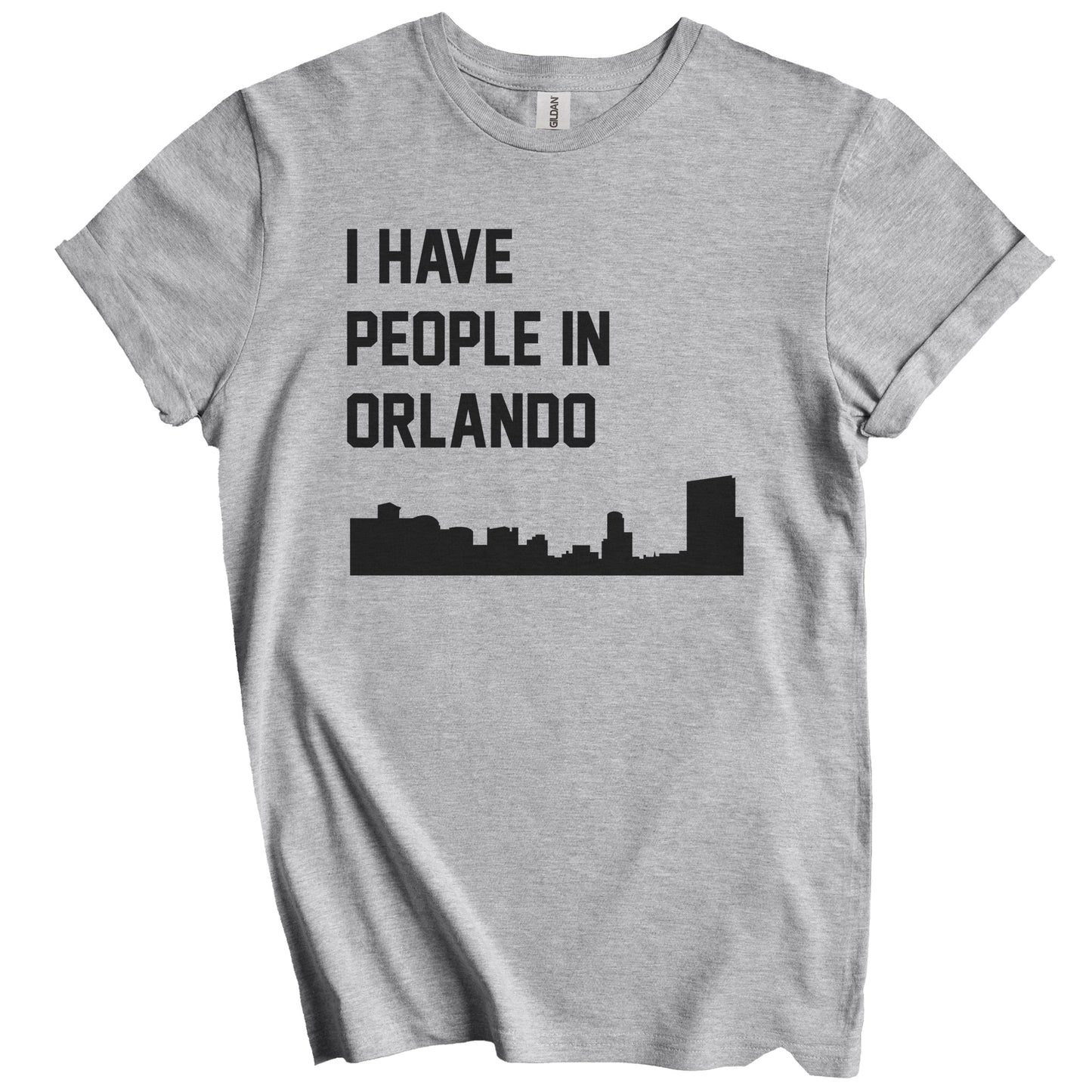 I Have People In Orlando Florida Skyline T-Shirt