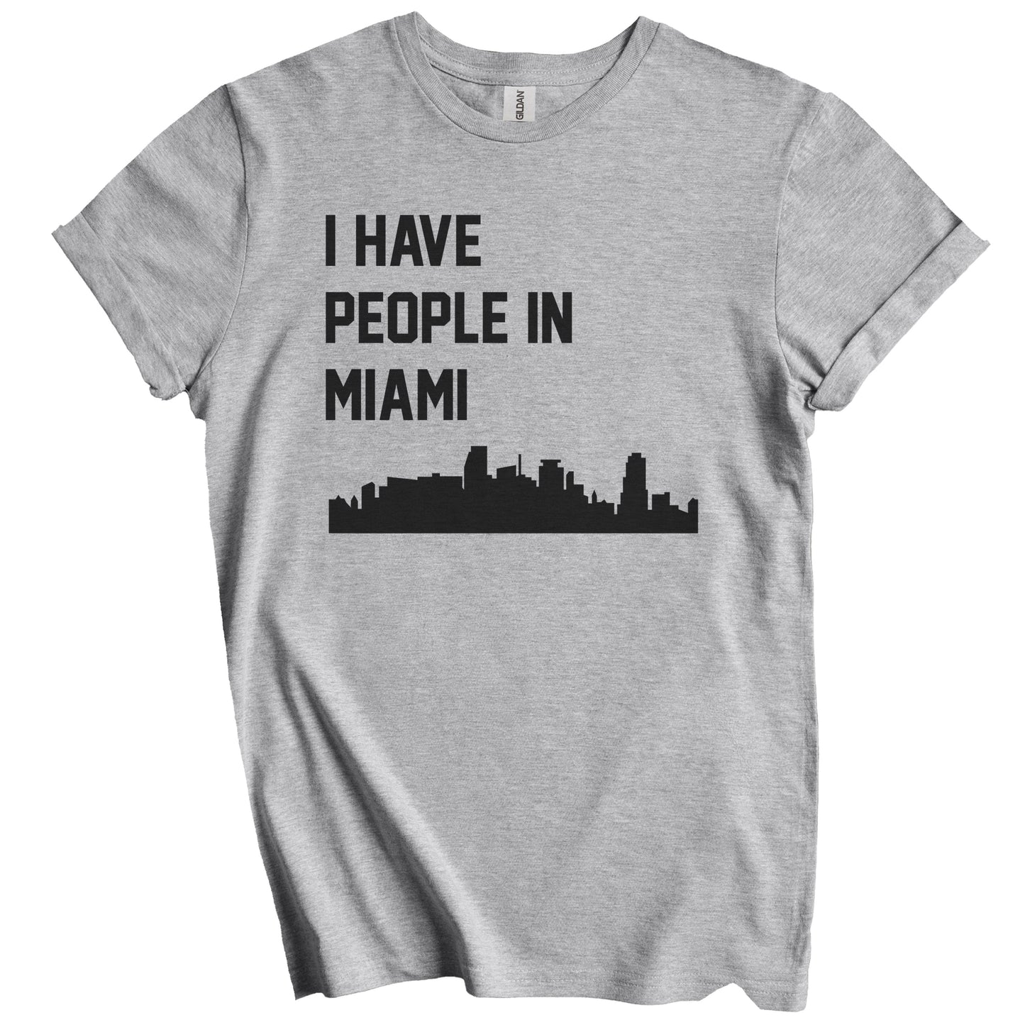 I Have People In Miami Florida Skyline T-Shirt