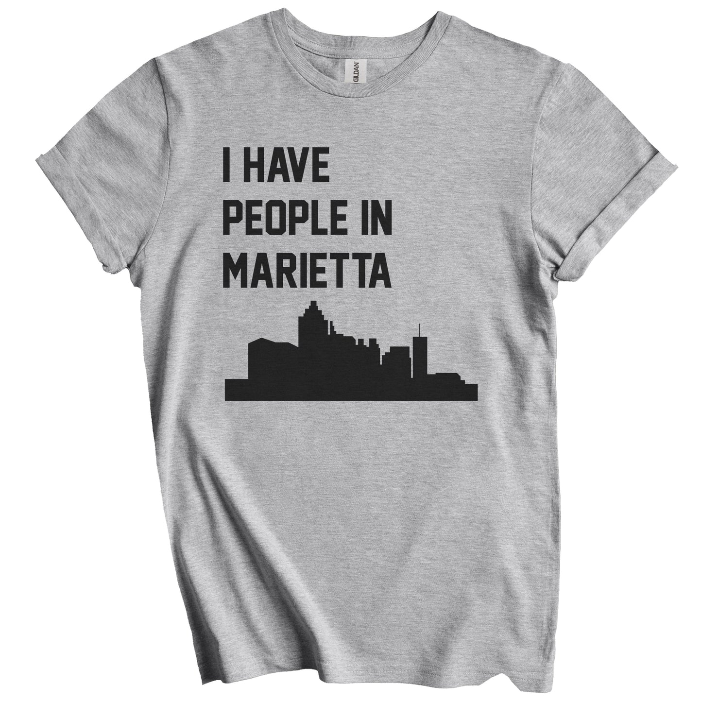 I Have People In Marietta Georgia Skyline T-Shirt