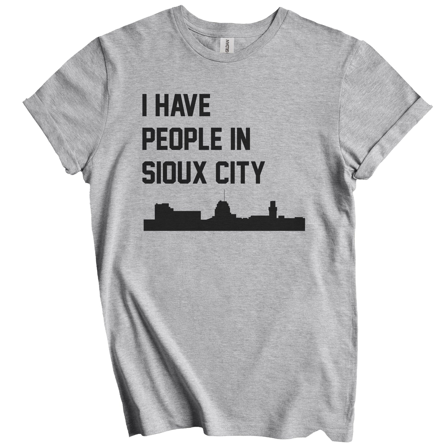 I Have People In Sioux City Iowa Skyline T-Shirt