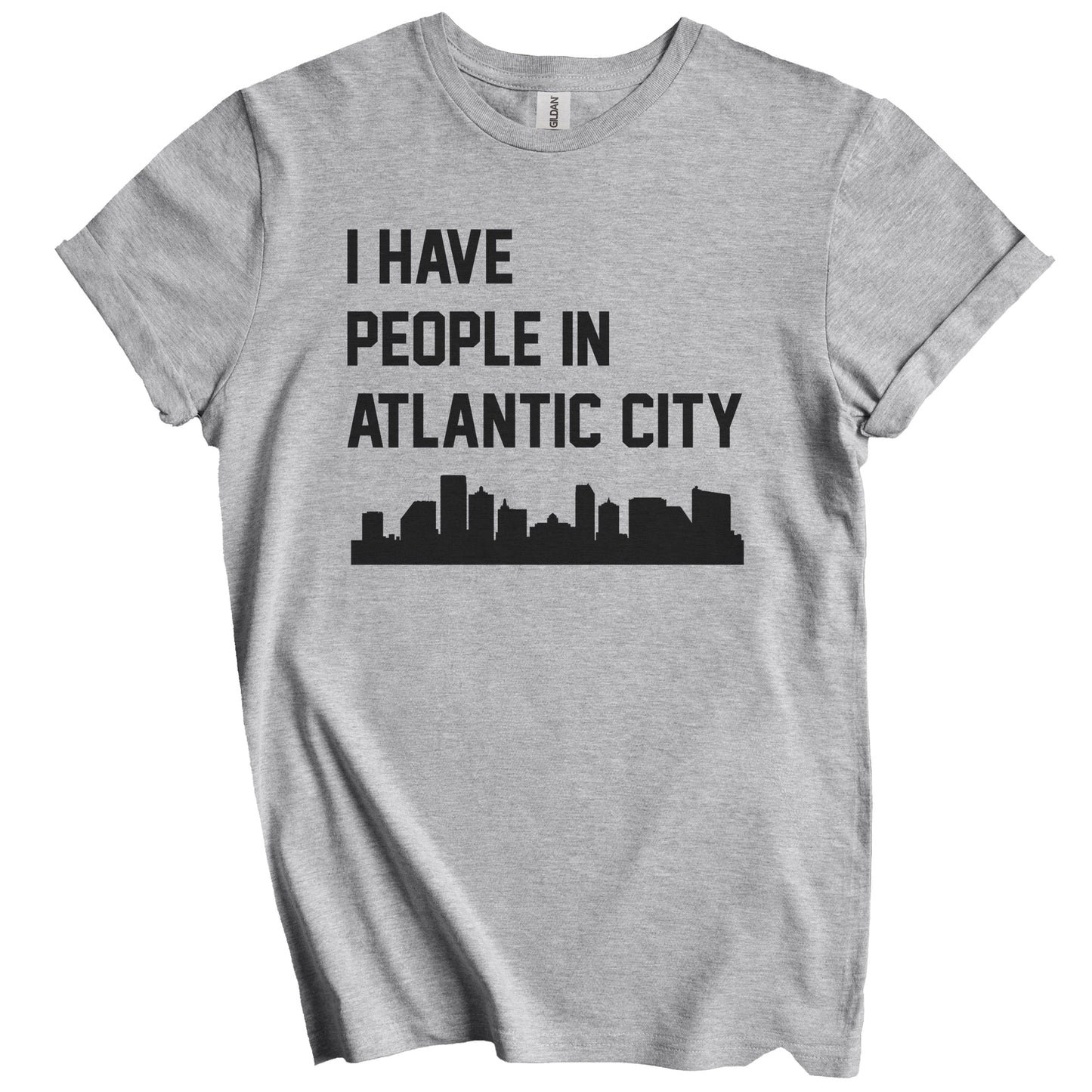 I Have People In Atlantic City New Jersey Skyline T-Shirt