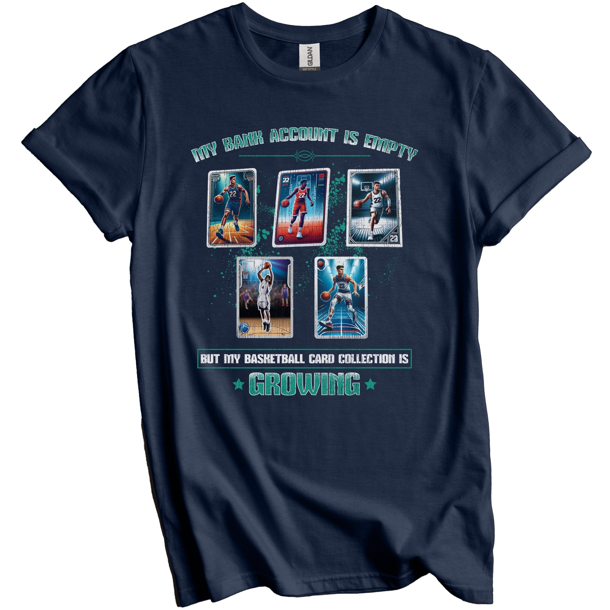 Funny Basketball Card Collector Sports Card Collection T-Shirt