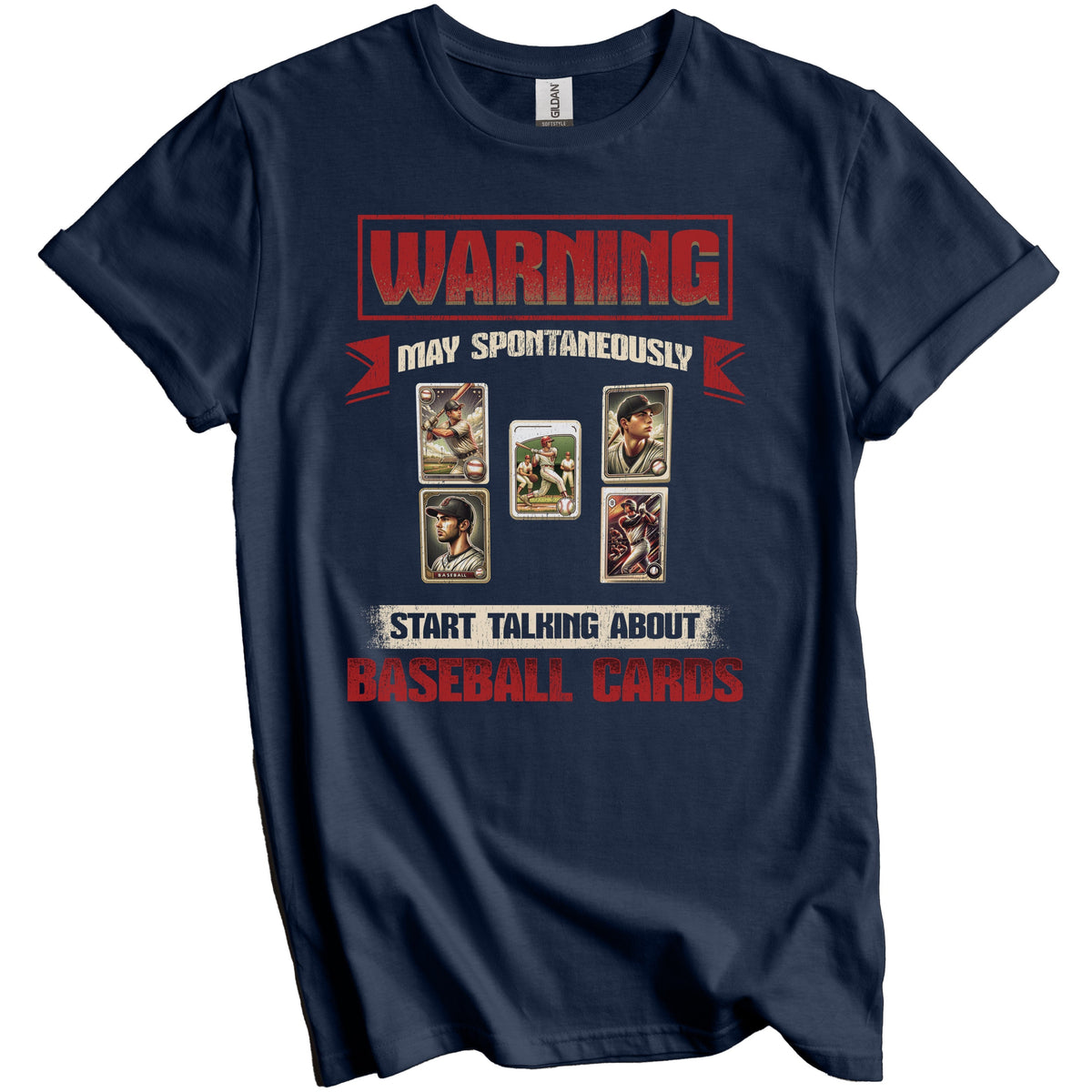 Funny Baseball Card Collector Trading Card Collection T-Shirt