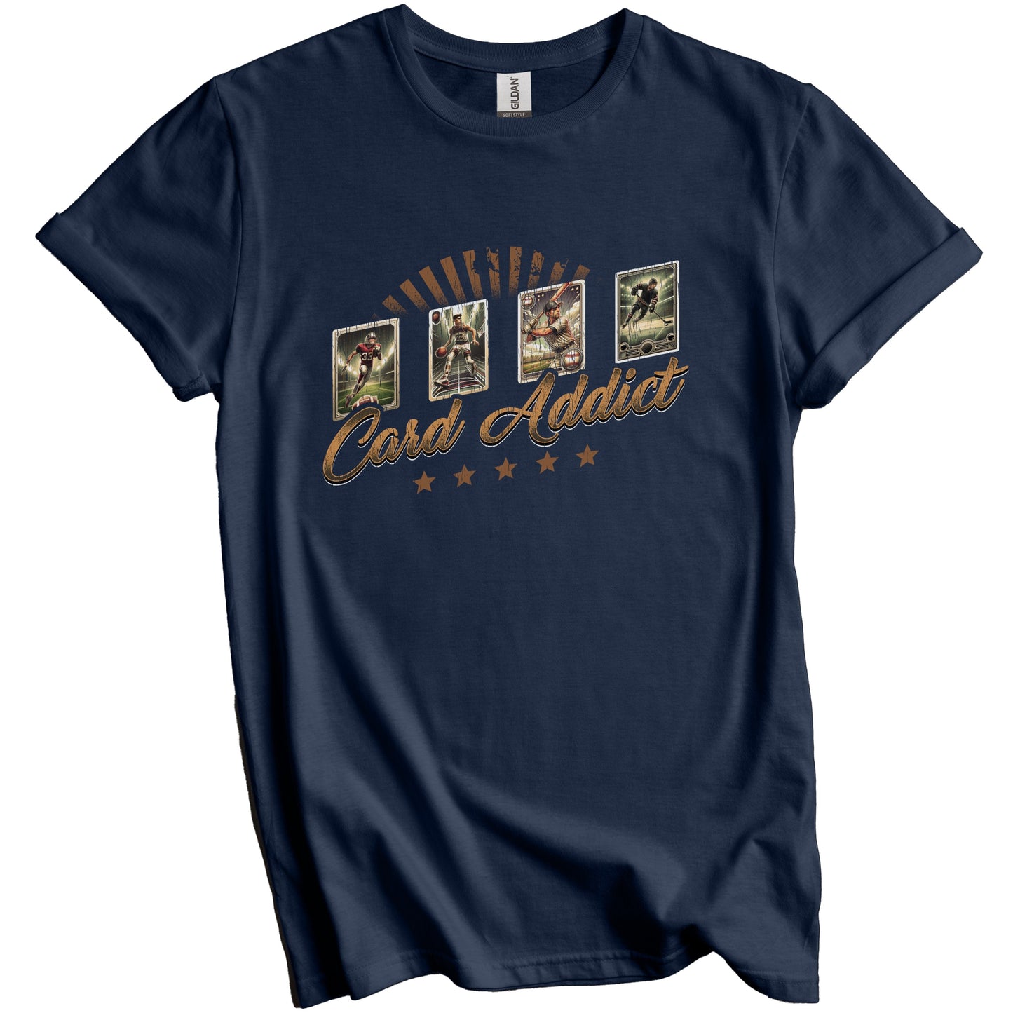 Card Addict Funny Sports Card Collecting Sports Collector T-Shirt