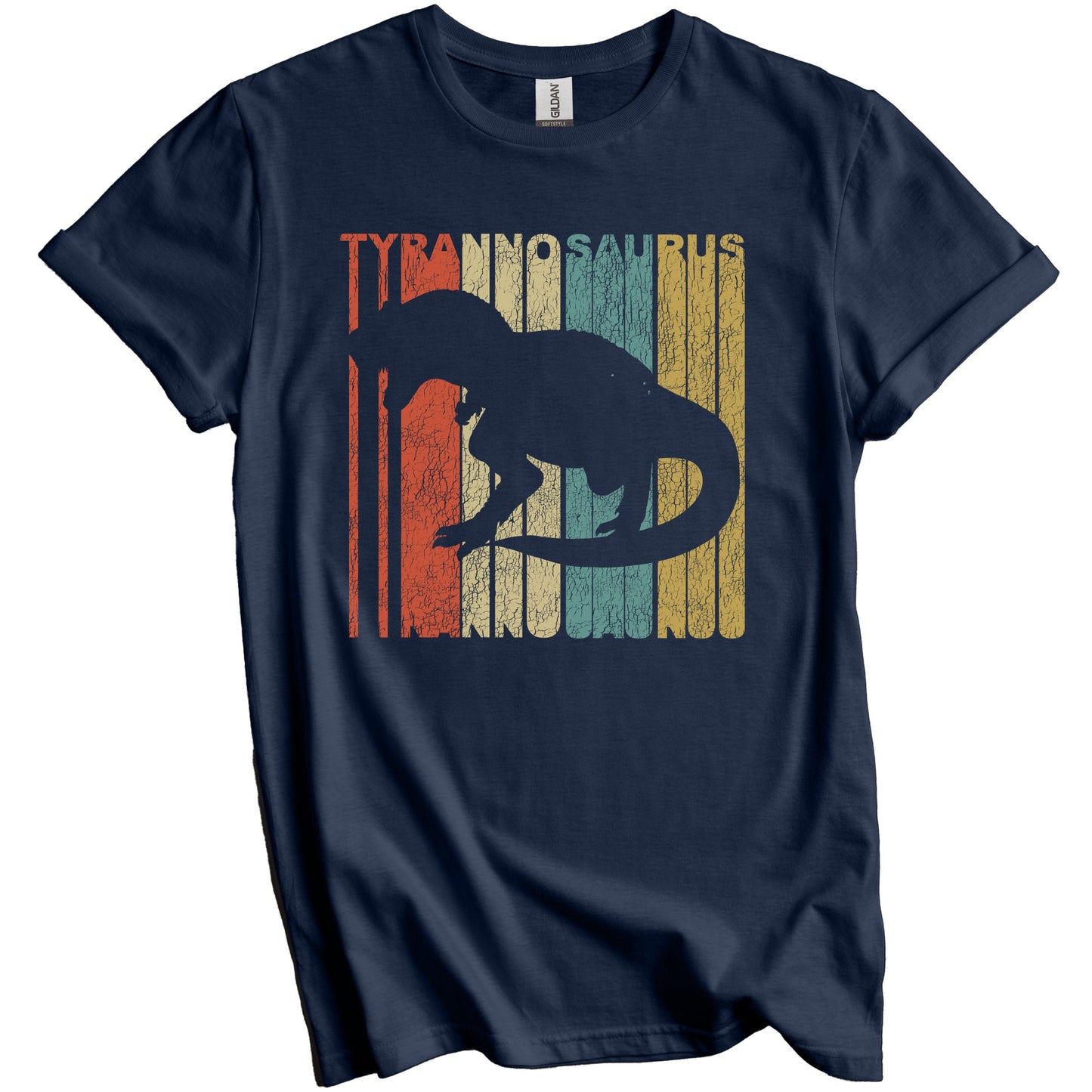 Retro Tyrannosaurus Rex Distressed Vintage T-Rex Dinosaur T-Shirt