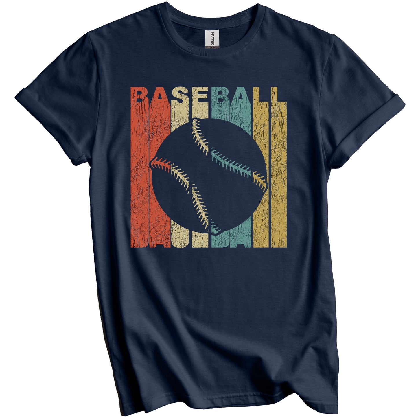 Retro Baseball Distressed Vintage Sports T-Shirt