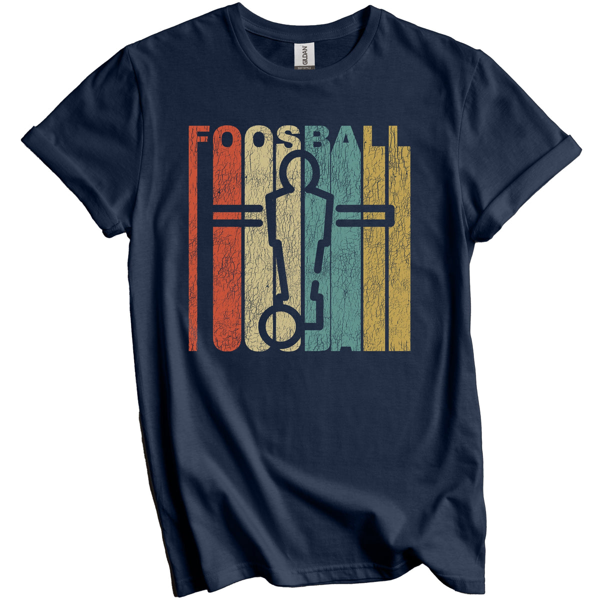 Retro Foosball Distressed Vintage Foosball Player T-Shirt