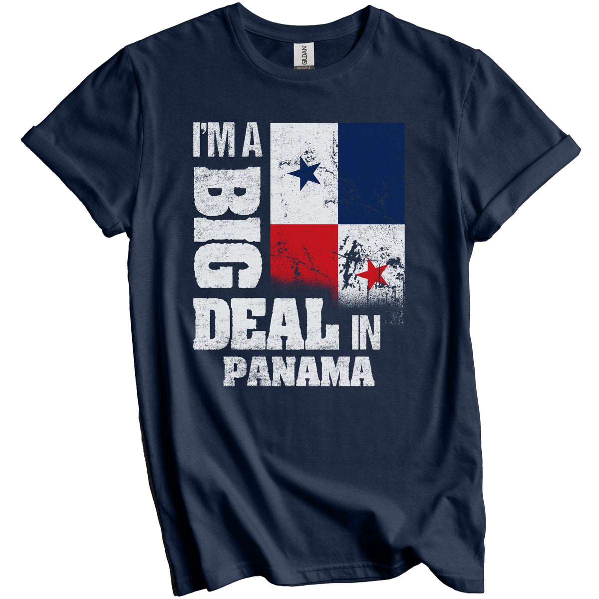I'm A Big Deal In Panama Funny Panamanian Flag T-Shirt