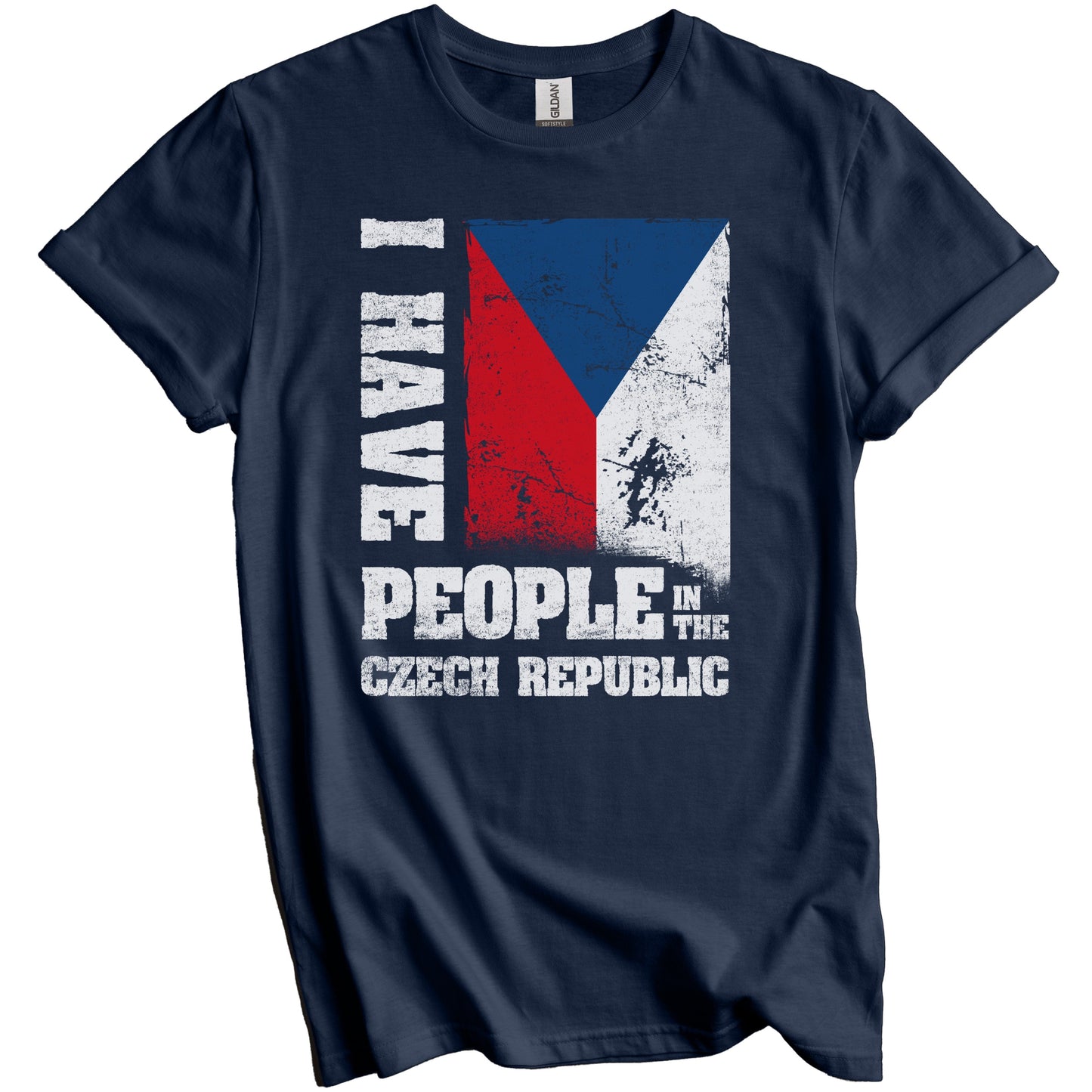 I Have People In the Czech Republic Czech Flag T-Shirt