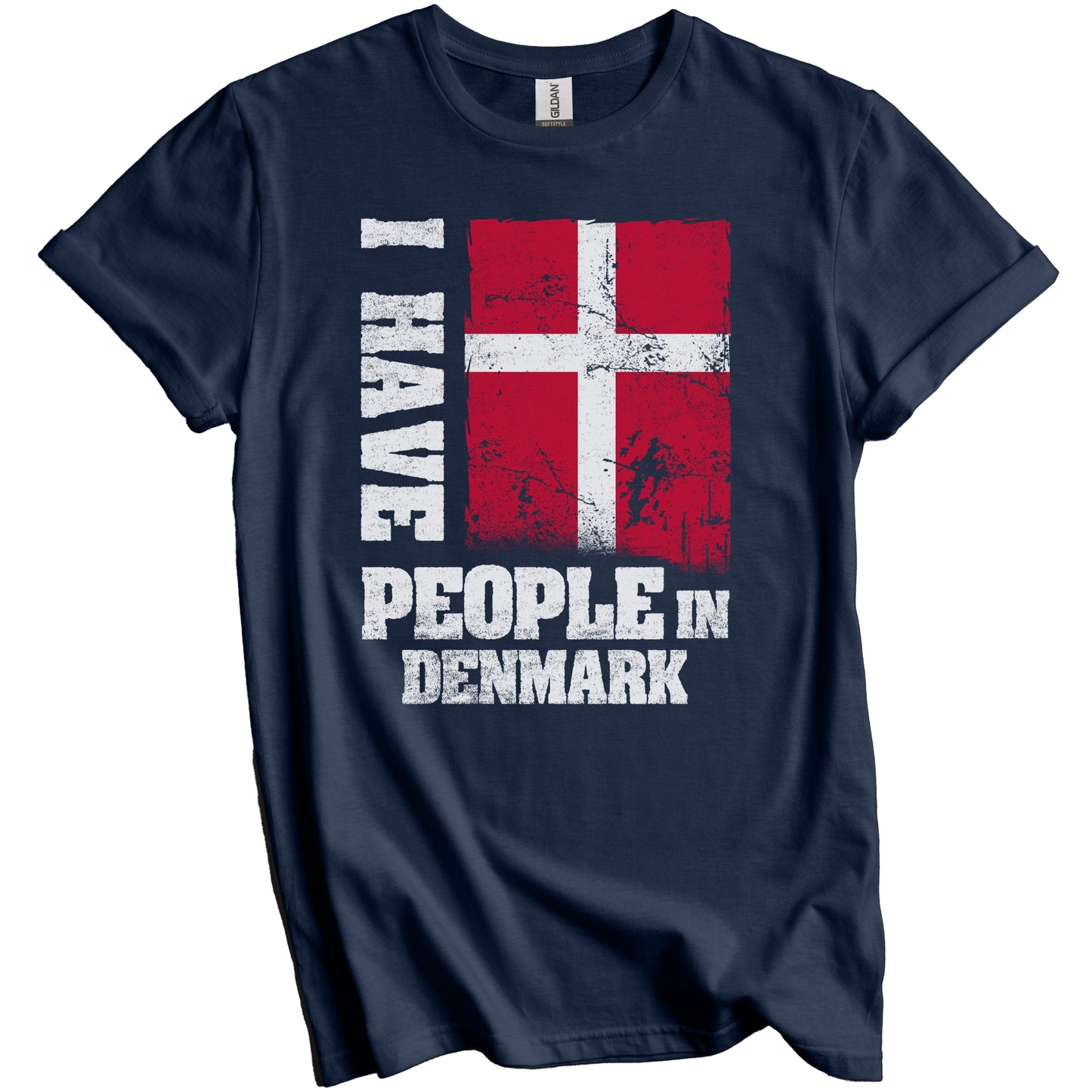 I Have People In Denmark Danish Flag T-Shirt