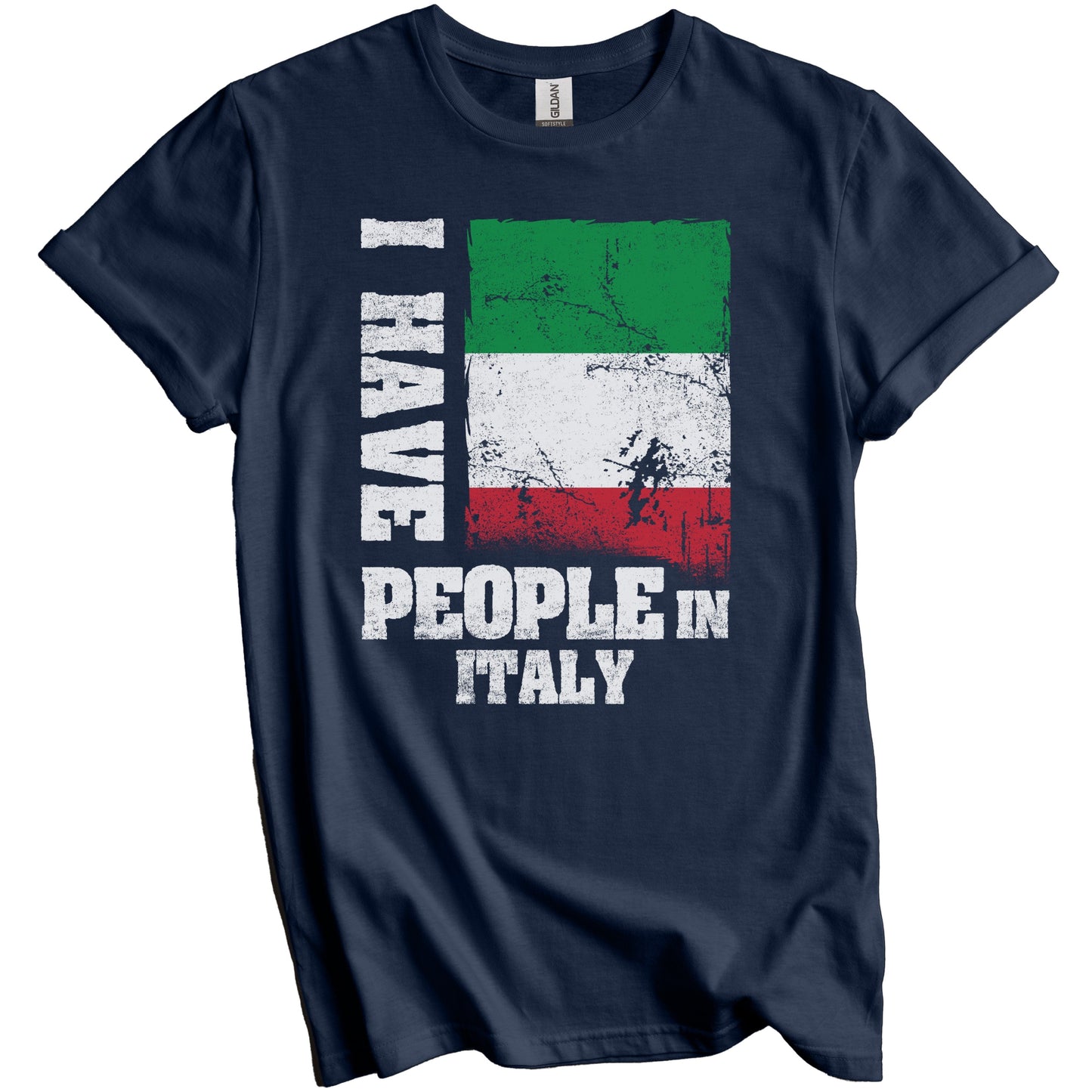 I Have People In Italy Italian Flag T-Shirt