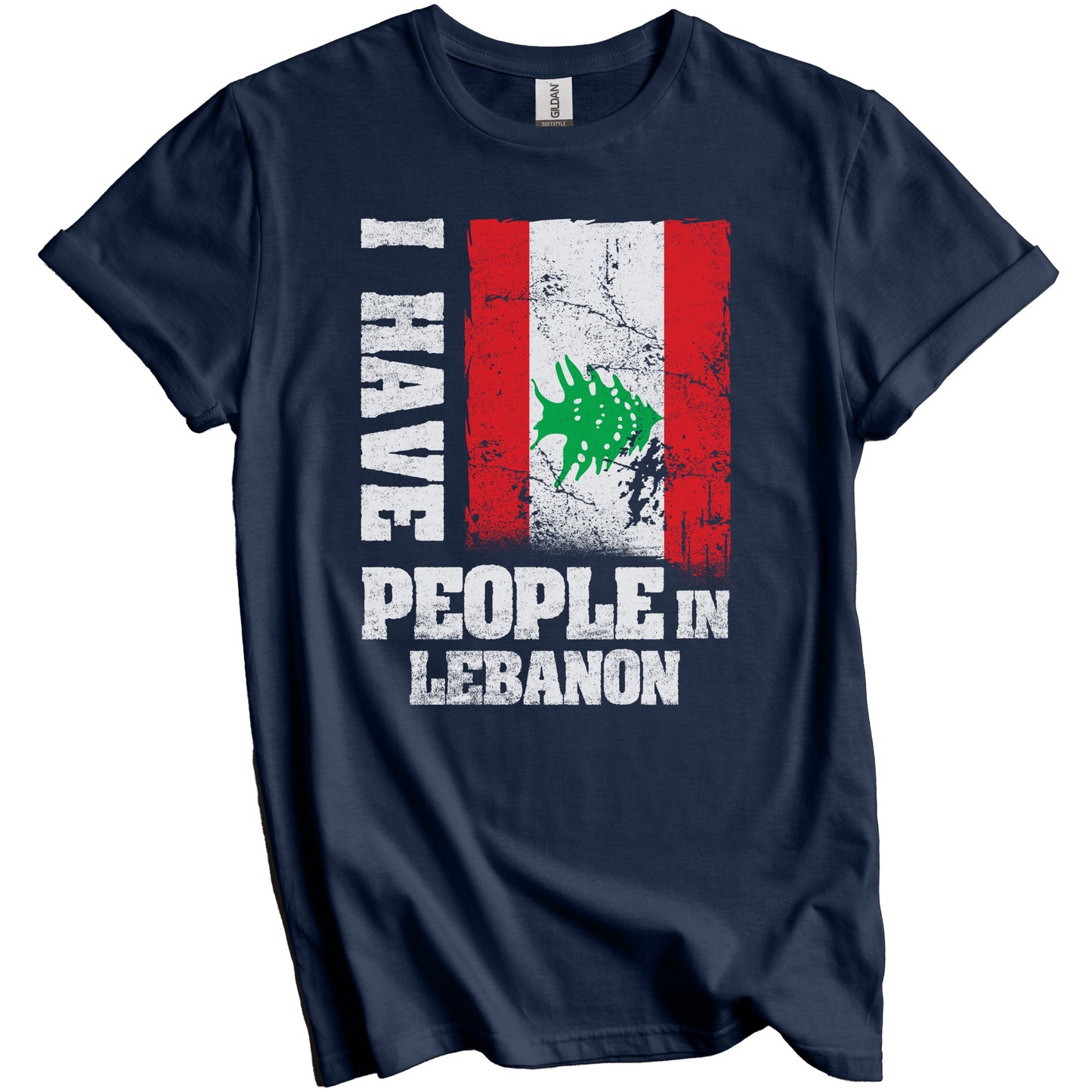 I Have People In Lebanon Lebanese Flag T-Shirt