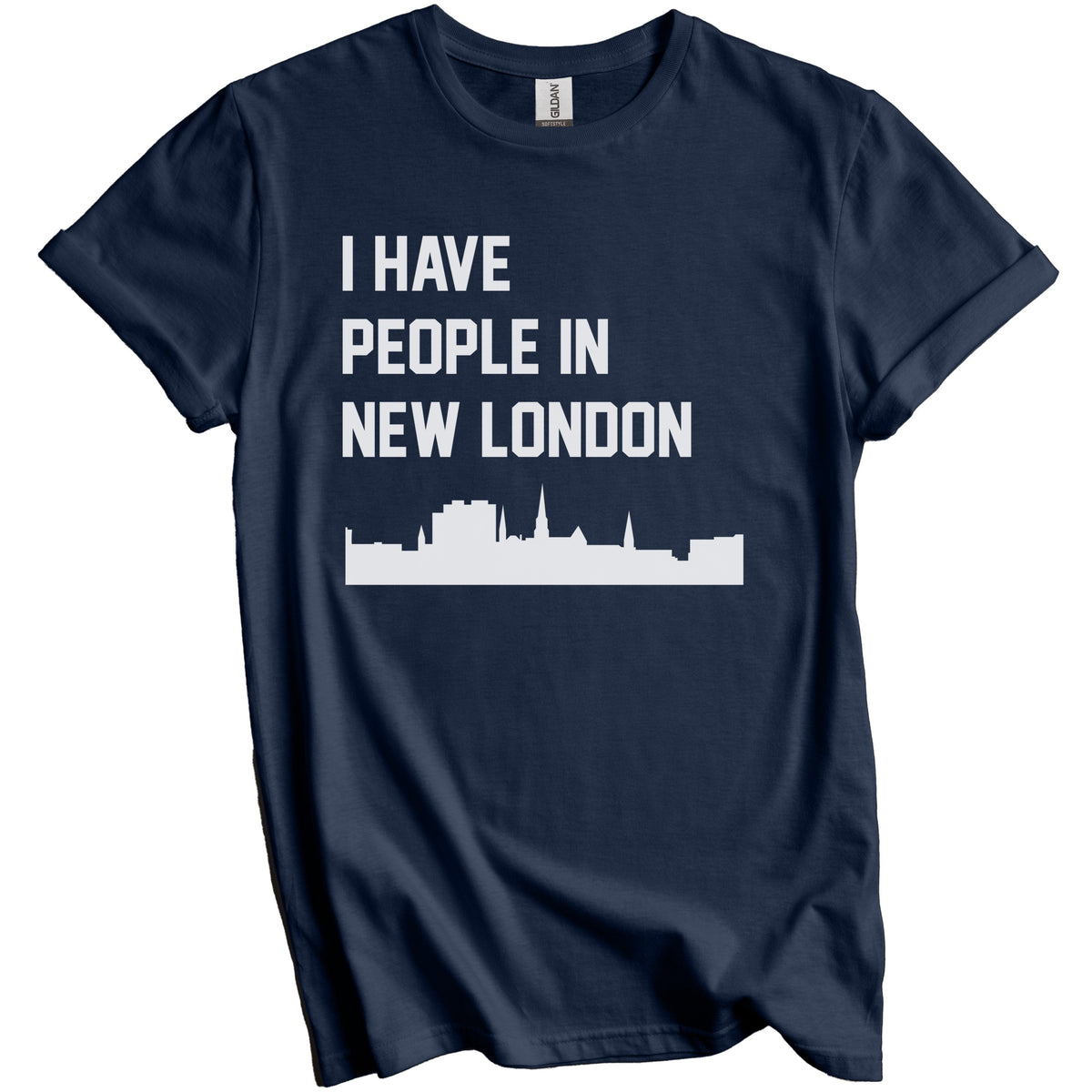 I Have People In New London Connecticut Skyline T-Shirt