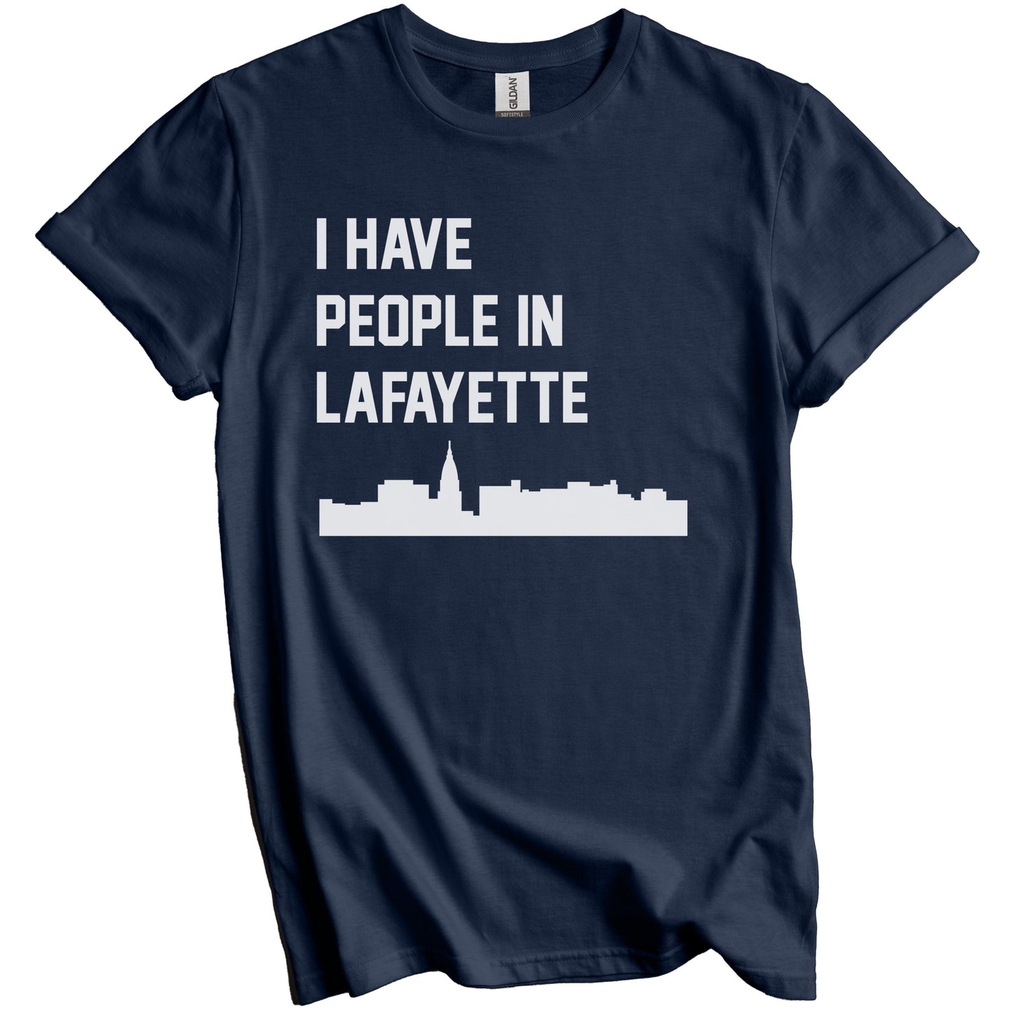 I Have People In Lafayette Indiana Skyline T-Shirt