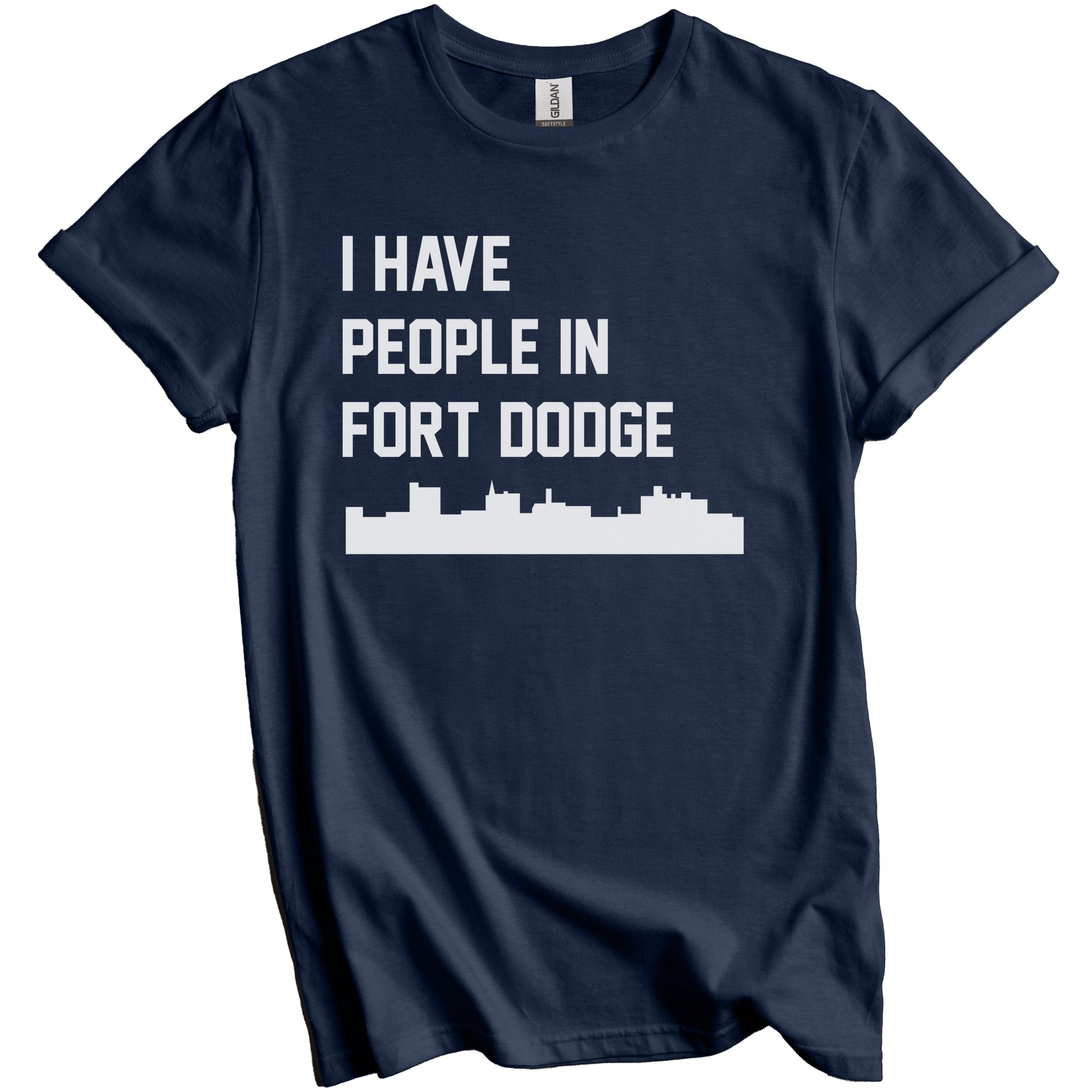 I Have People In Fort Dodge Iowa Skyline T-Shirt