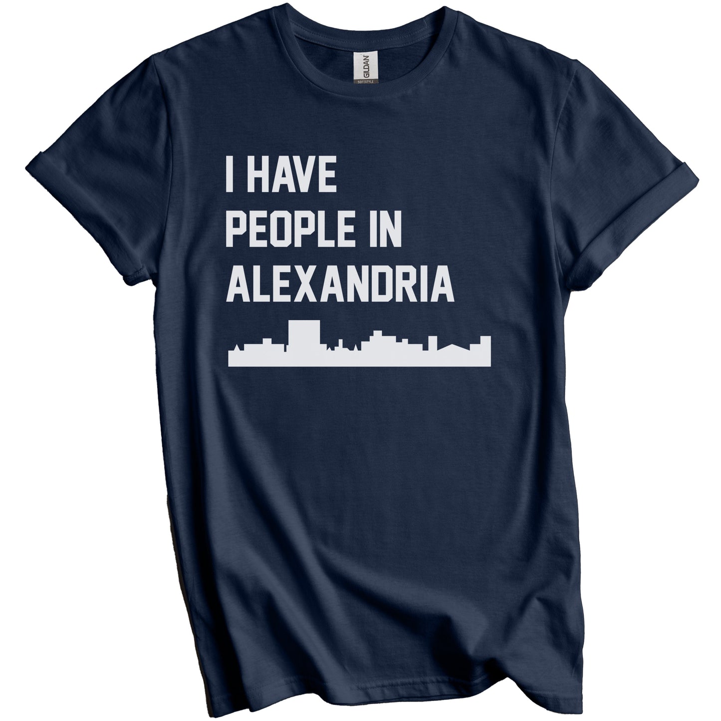 I Have People In Alexandria Louisiana Skyline T-Shirt