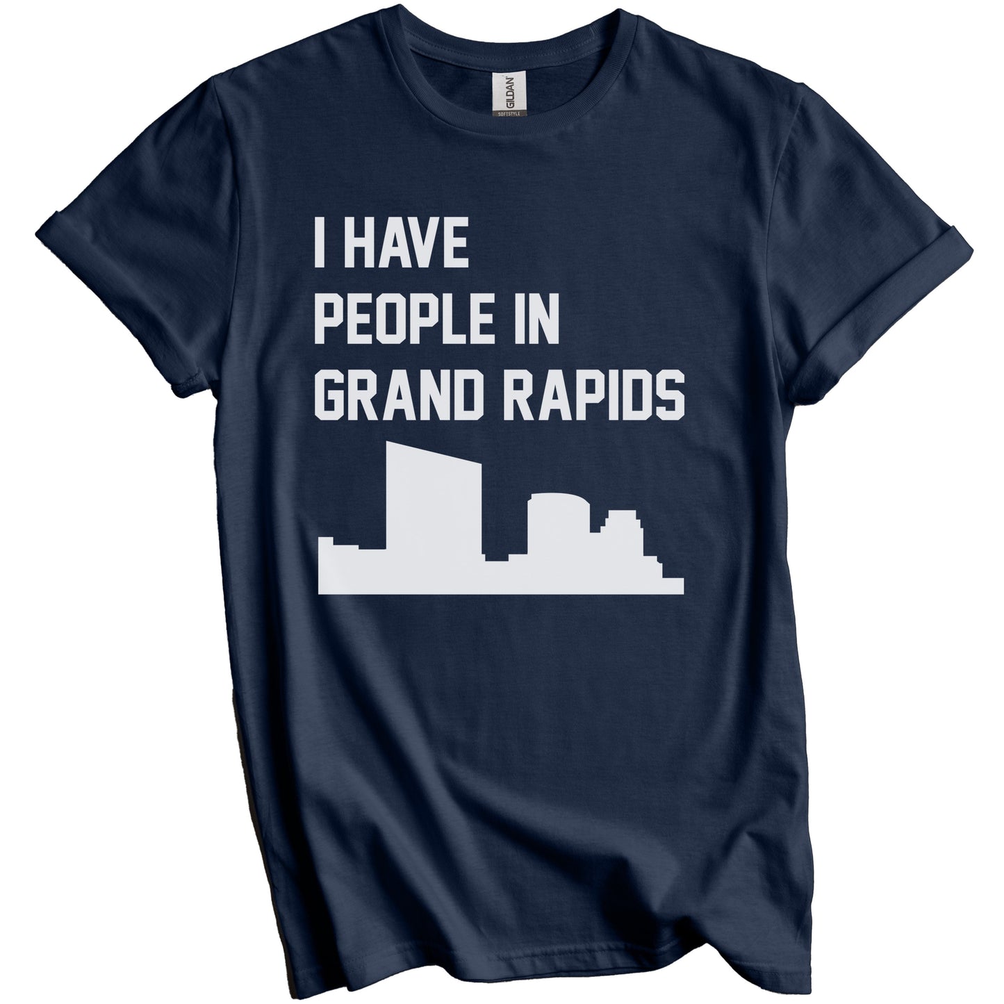 I Have People In Grand Rapids Michigan Skyline T-Shirt