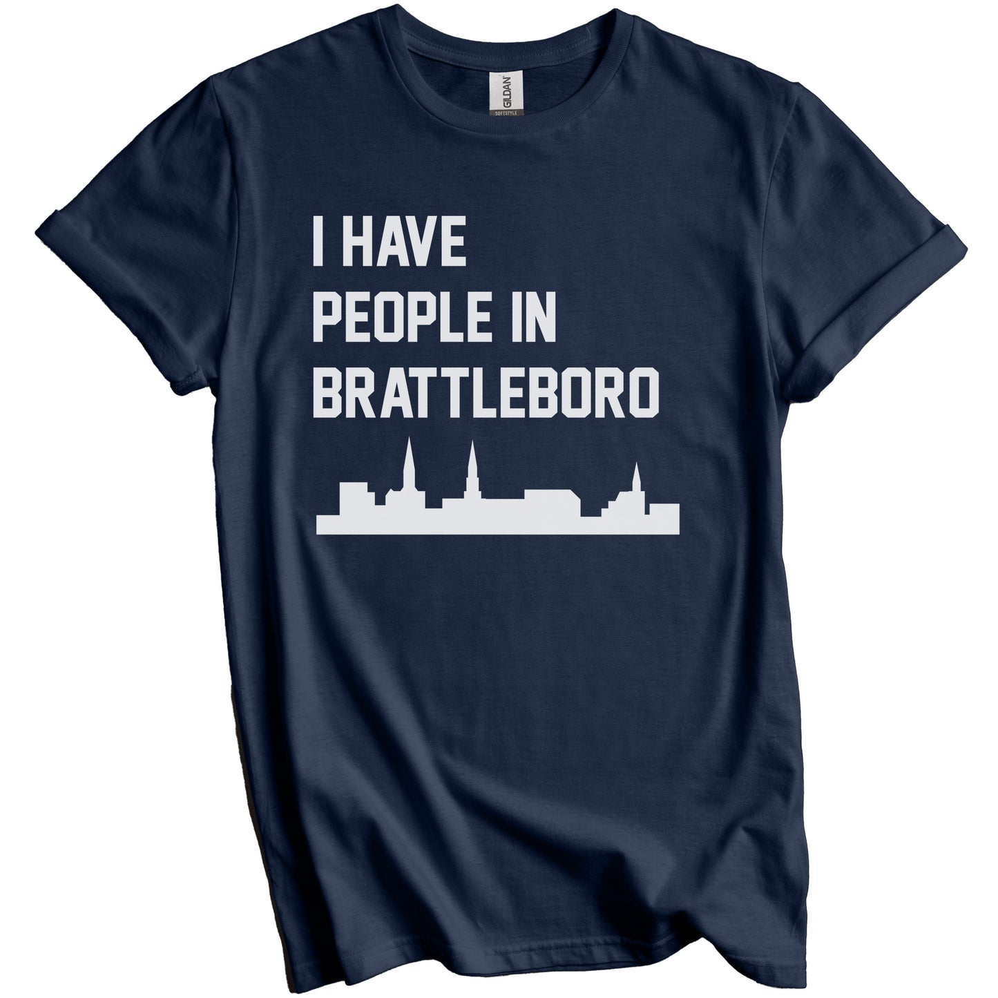 I Have People In Brattleboro Vermont Skyline T-Shirt