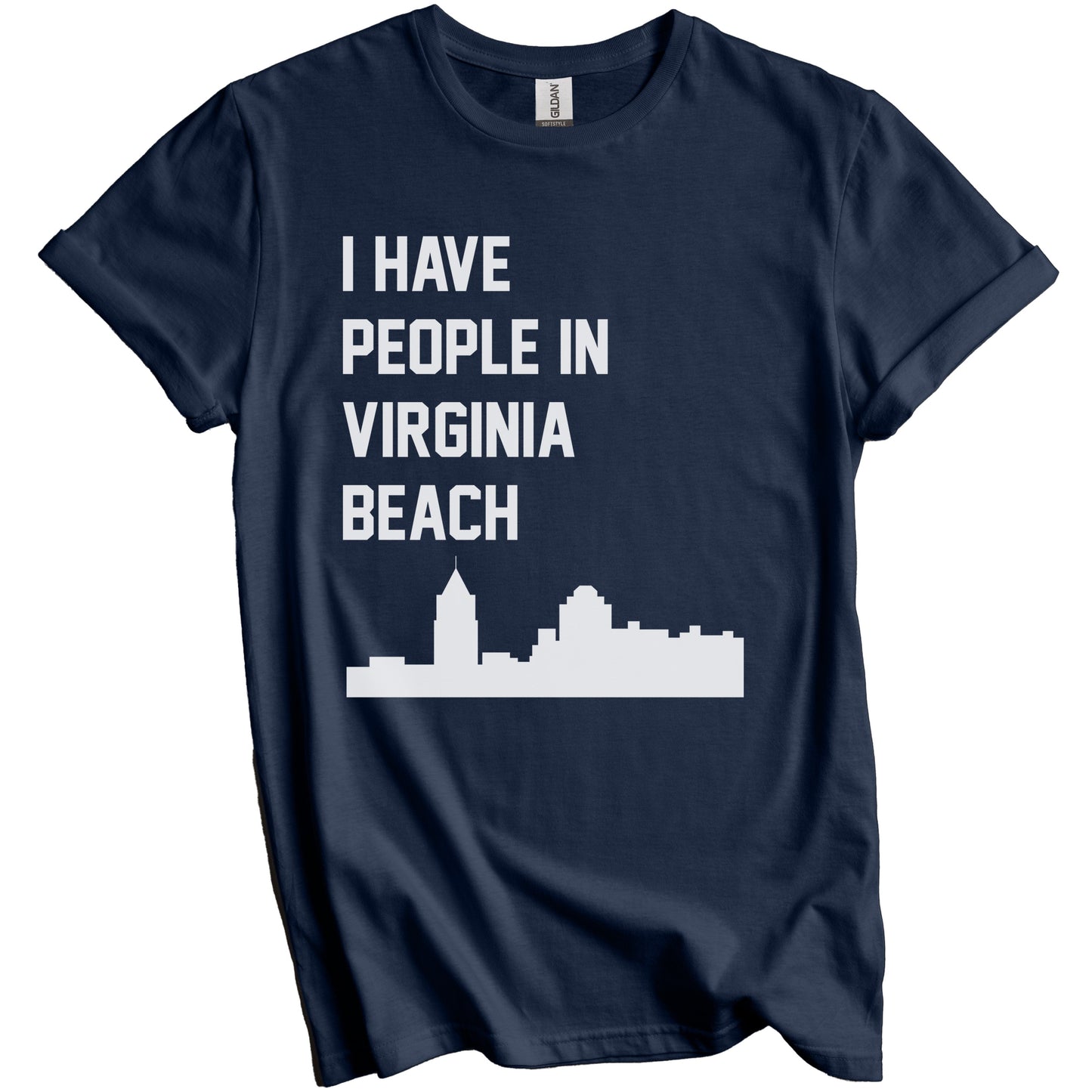 I Have People In Virginia Beach Virginia Skyline T-Shirt