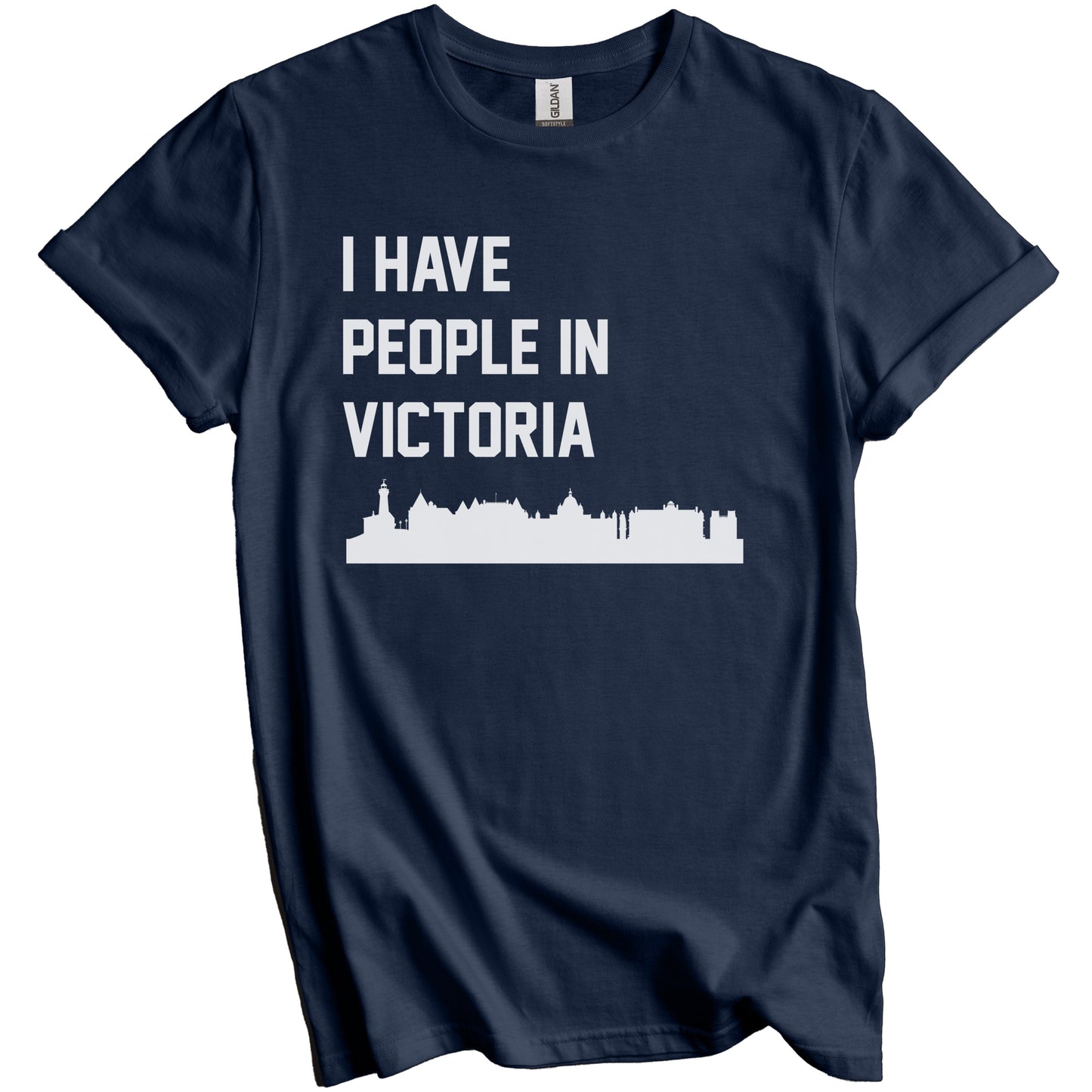 I Have People In Victoria British Columbia Canada Skyline T-Shirt