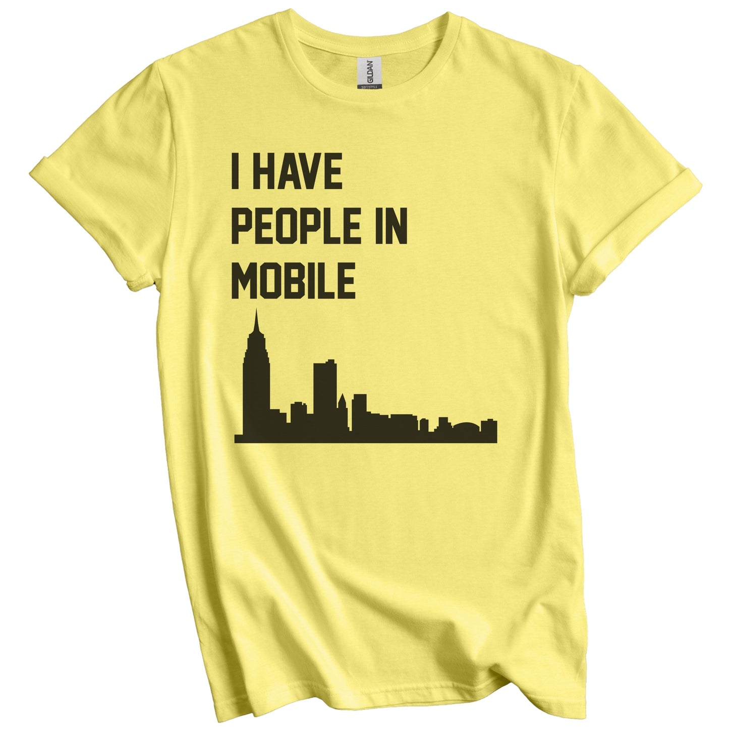 I Have People In Mobile Alabama Skyline T-Shirt