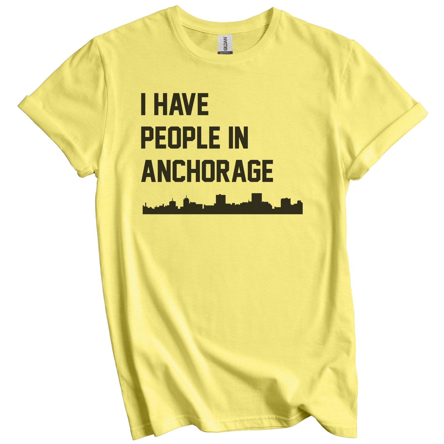 I Have People In Anchorage Alaska Skyline T-Shirt