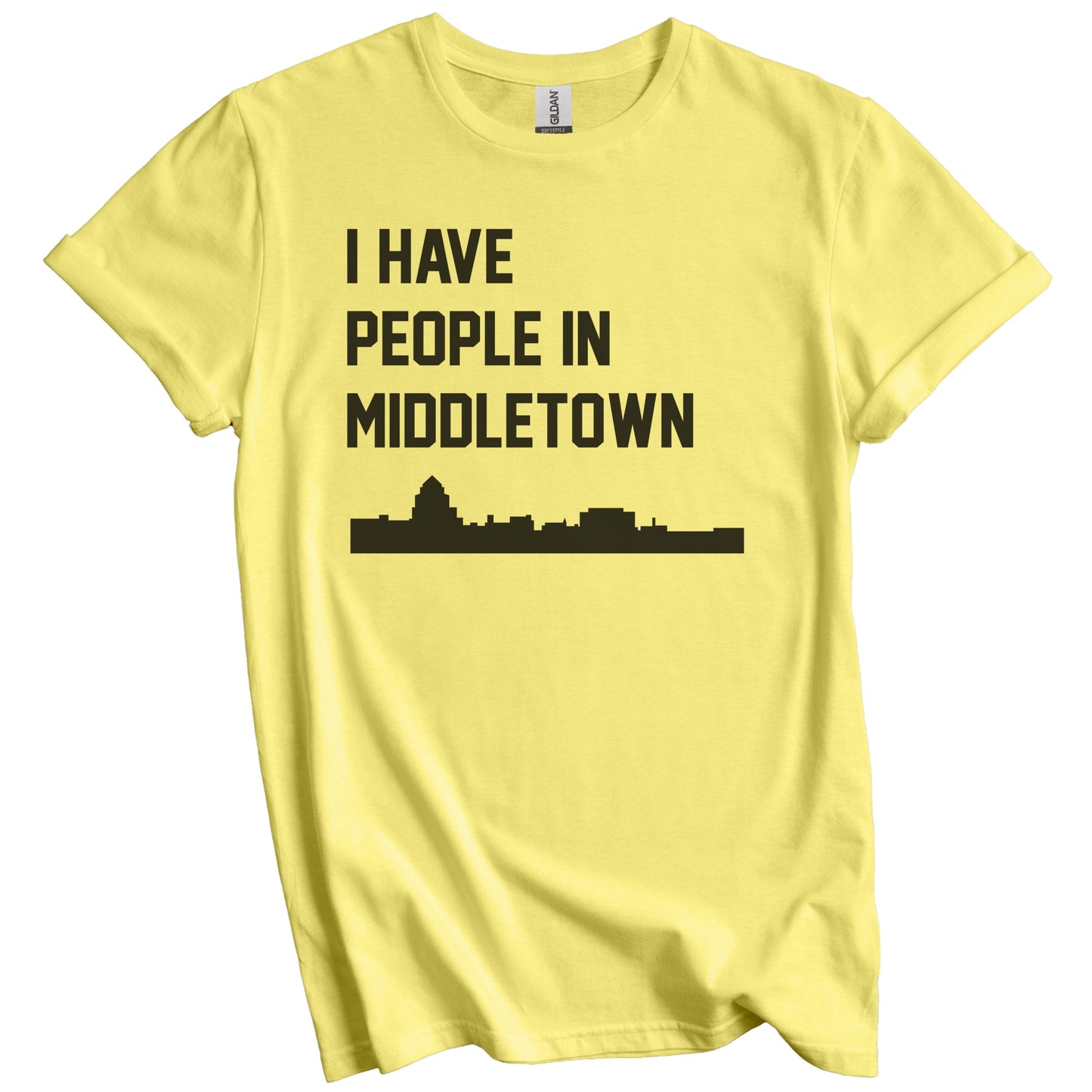 I Have People In Middletown Connecticut Skyline T-Shirt