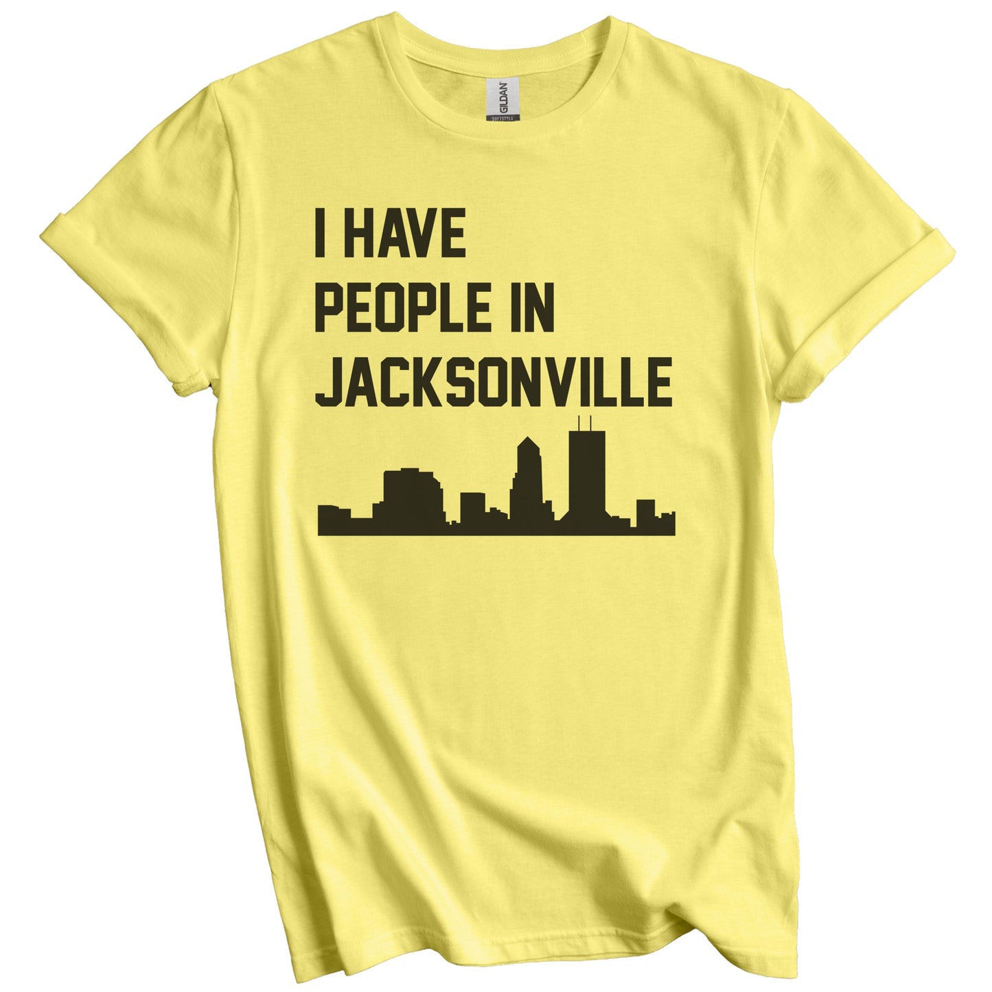 I Have People In Jacksonville Florida Skyline T-Shirt