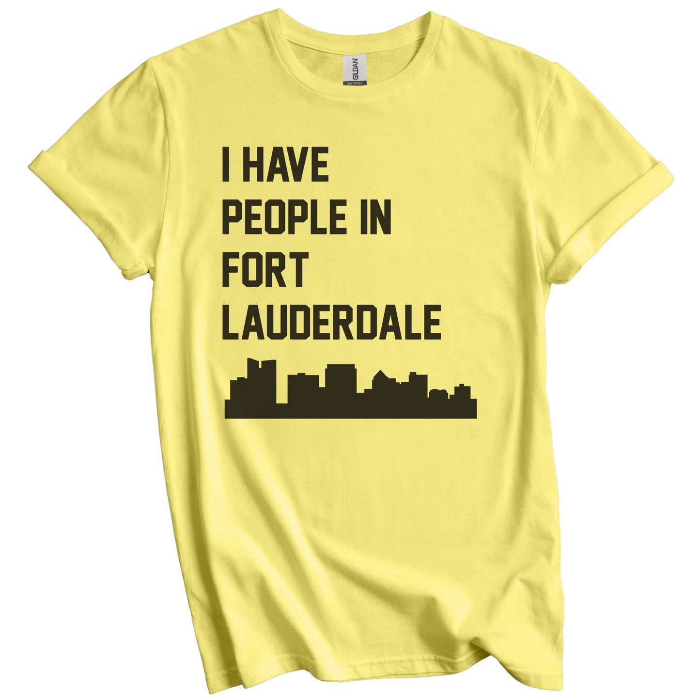 I Have People In Fort Lauderdale Florida Skyline T-Shirt