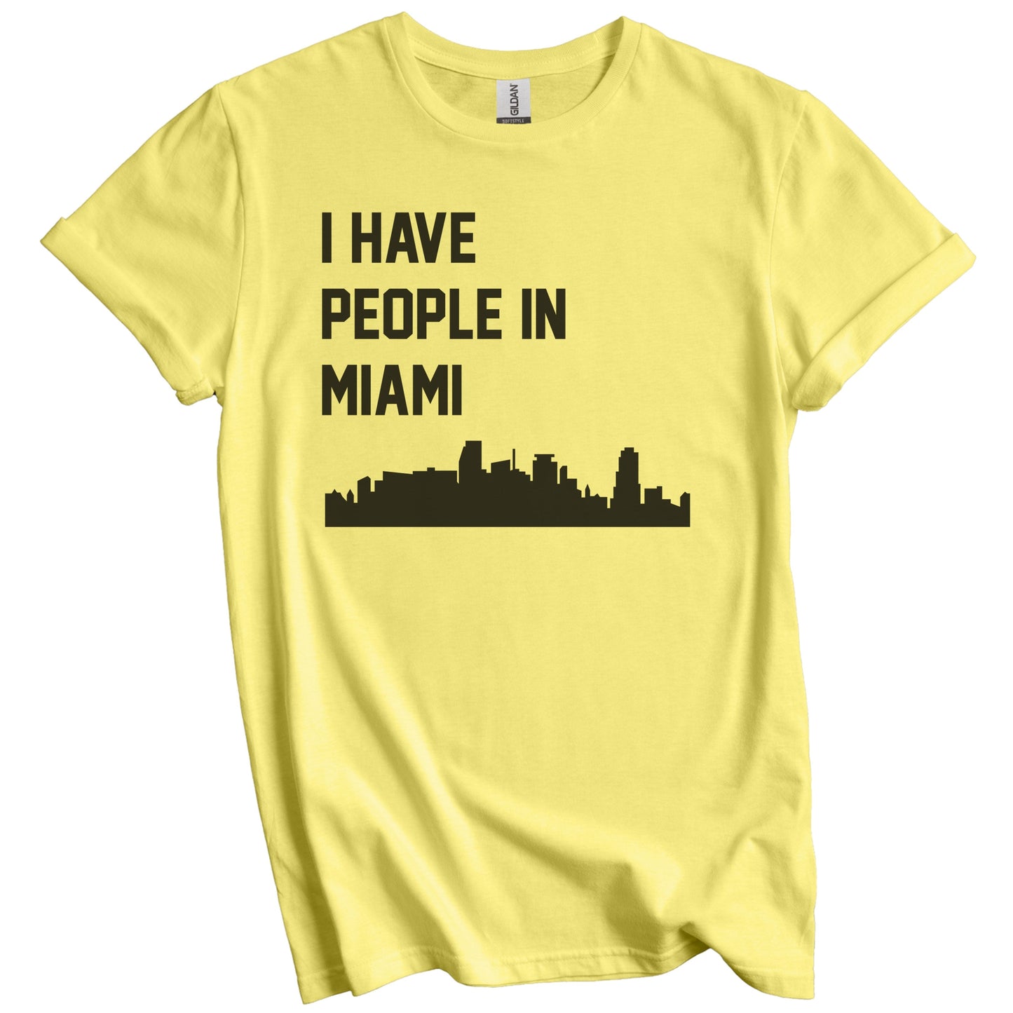I Have People In Miami Florida Skyline T-Shirt