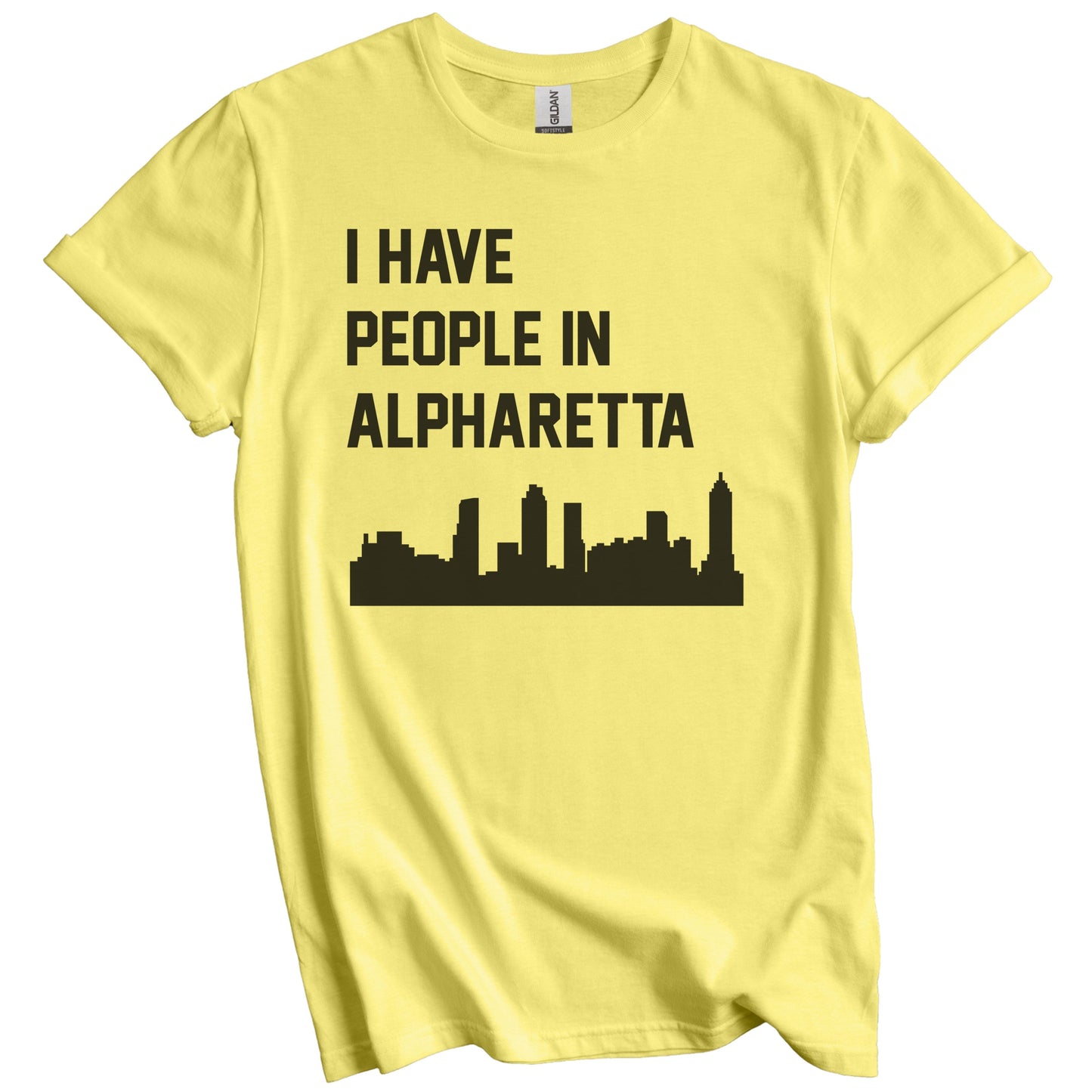 I Have People In Alpharetta Georgia Skyline T-Shirt