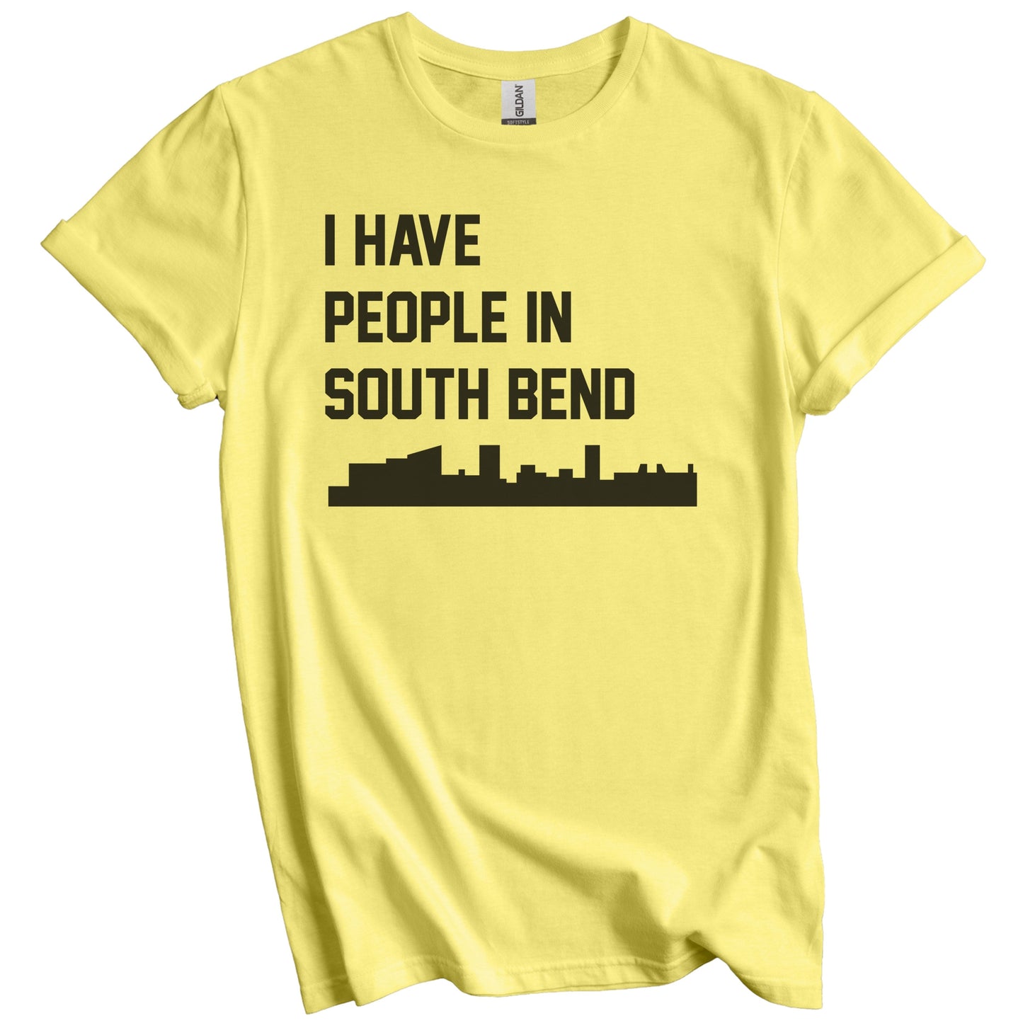 I Have People In South Bend Indiana Skyline T-Shirt