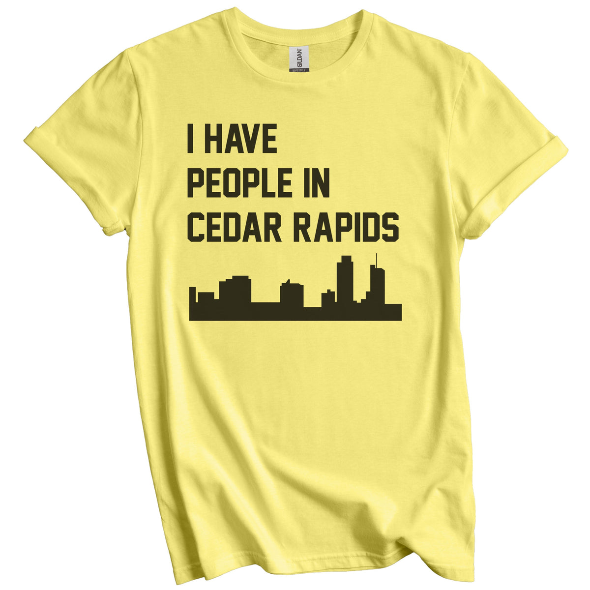 I Have People In Cedar Rapids Iowa Skyline T-Shirt
