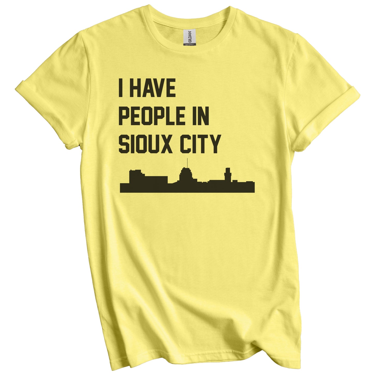 I Have People In Sioux City Iowa Skyline T-Shirt