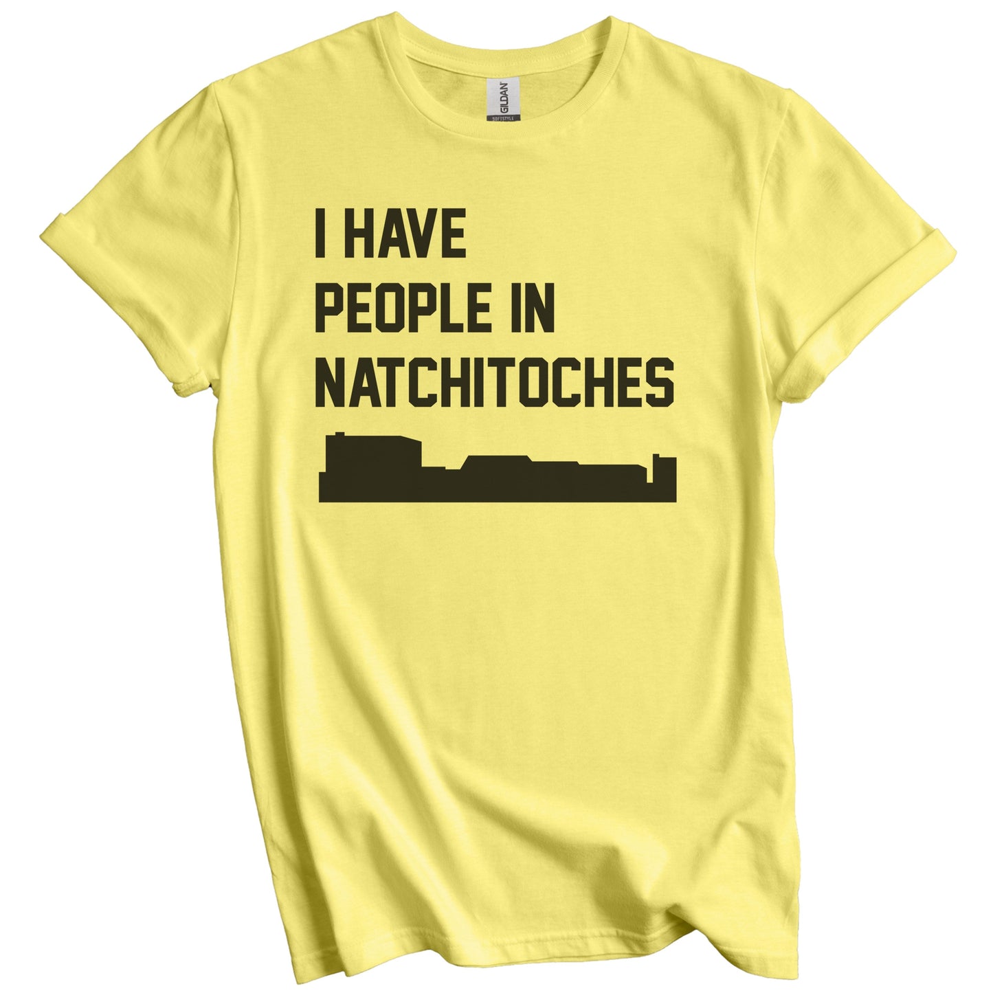 I Have People In Natchitoches Louisiana Skyline T-Shirt
