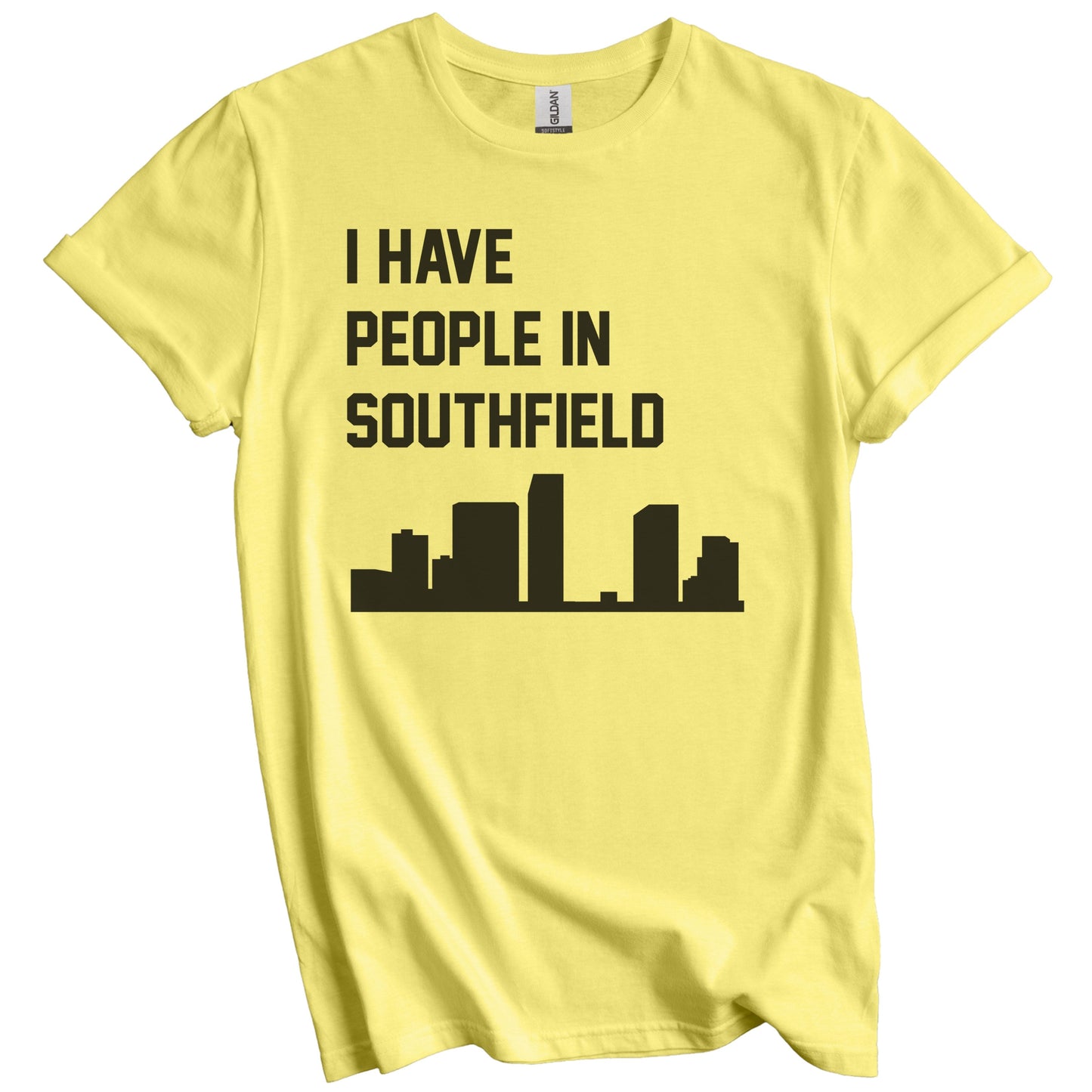 I Have People In Southfield Michigan Skyline T-Shirt