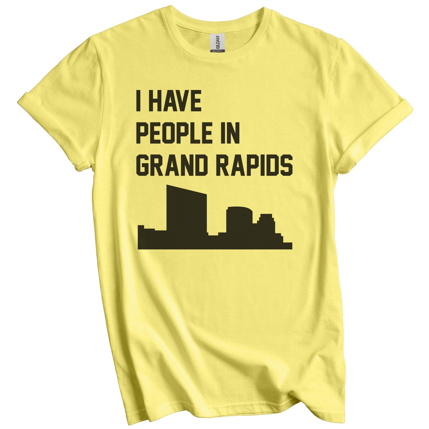 I Have People In Grand Rapids Michigan Skyline T-Shirt