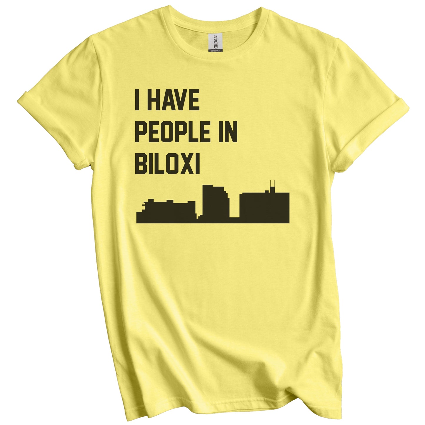 I Have People In Biloxi Mississippi Skyline T-Shirt