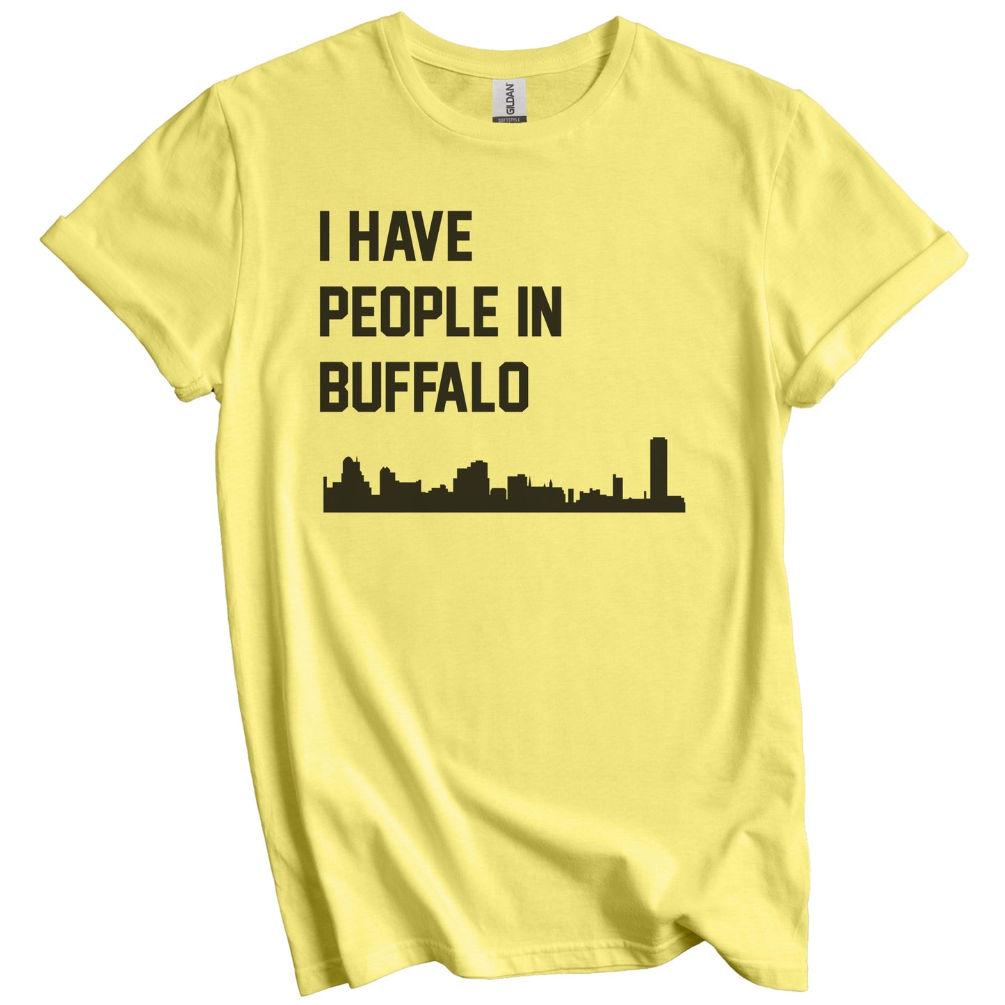 I Have People In Buffalo New York Skyline T-Shirt