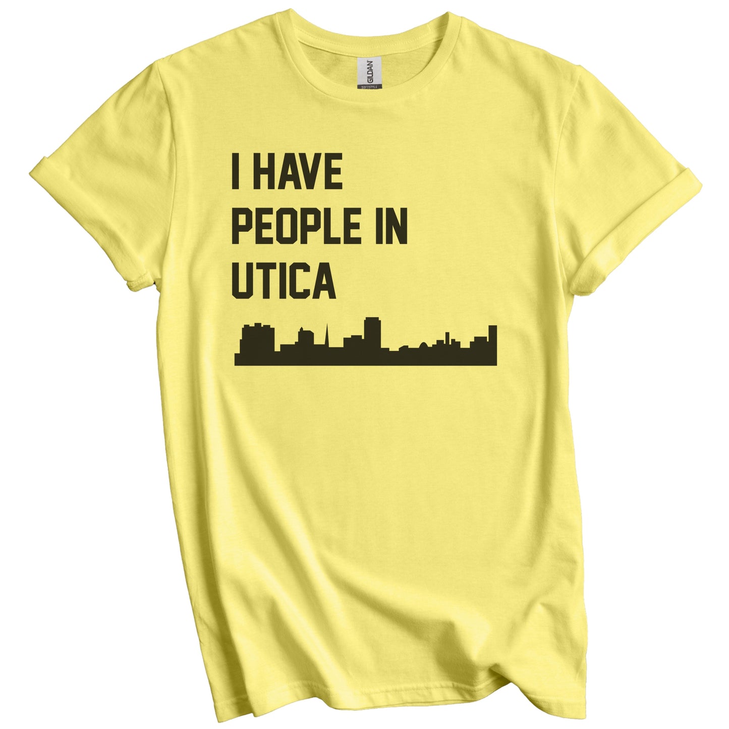 I Have People In Utica New York Skyline T-Shirt