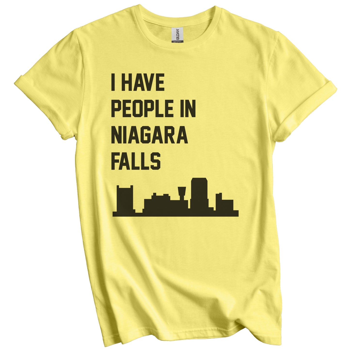I Have People In Niagara Falls New York Skyline T-Shirt